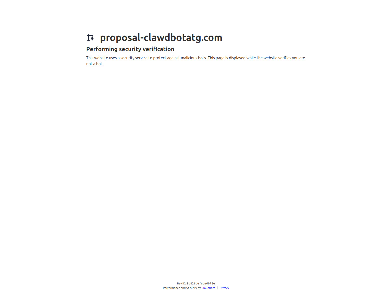 Screenshot of proposal-clawdbotatg.com