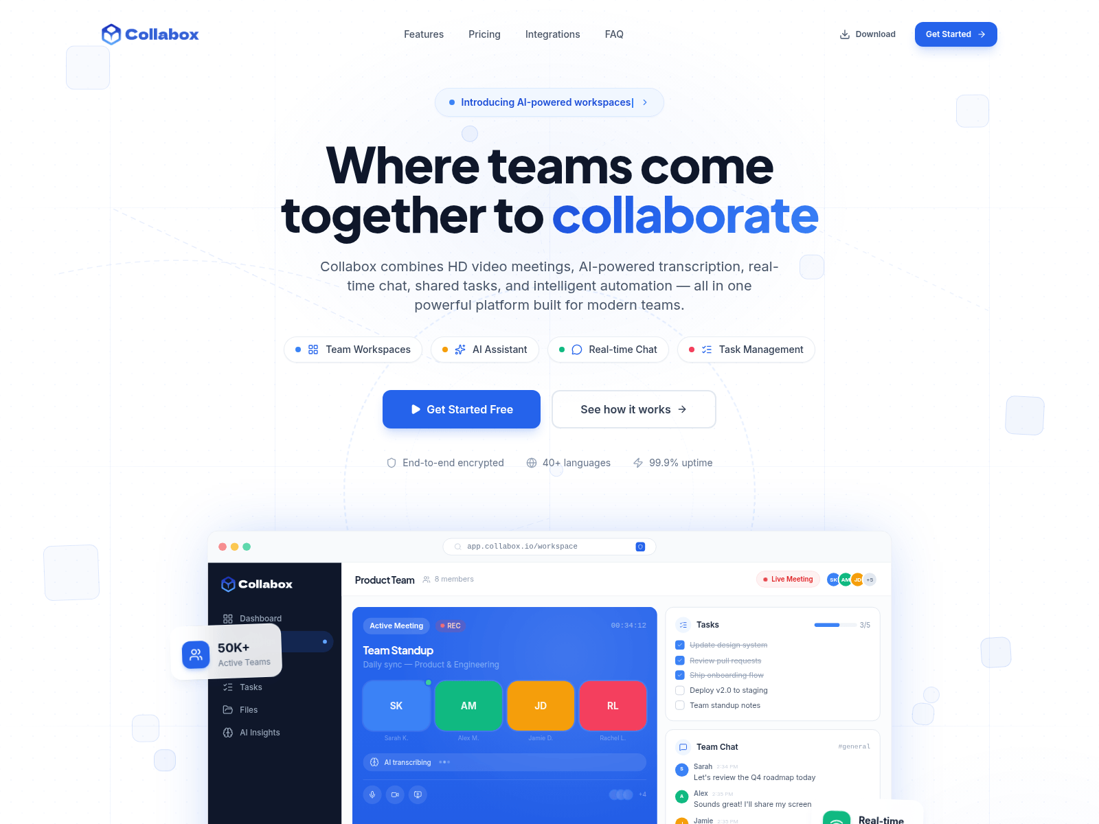 Screenshot of collabox.org