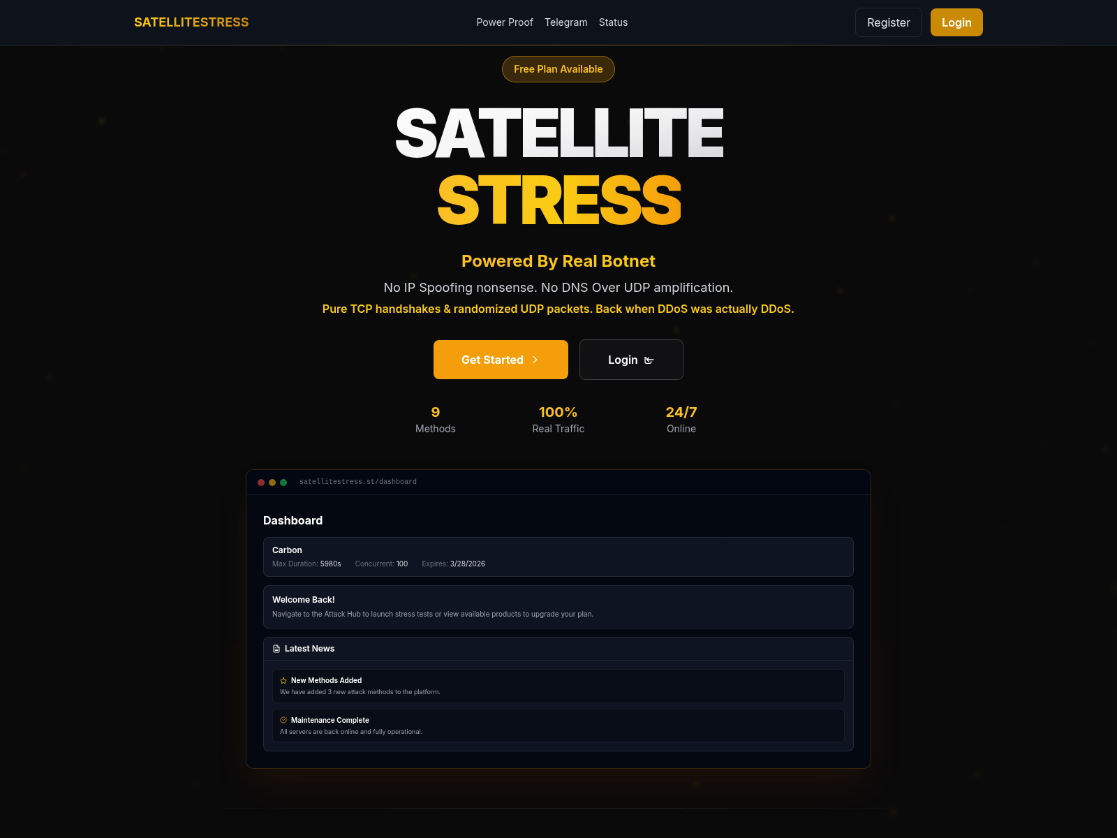 Screenshot of satellitestress.st