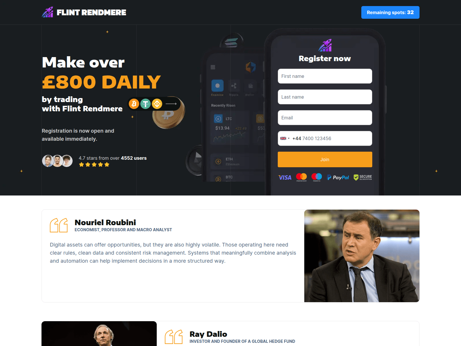Screenshot of flint-rendmere.org