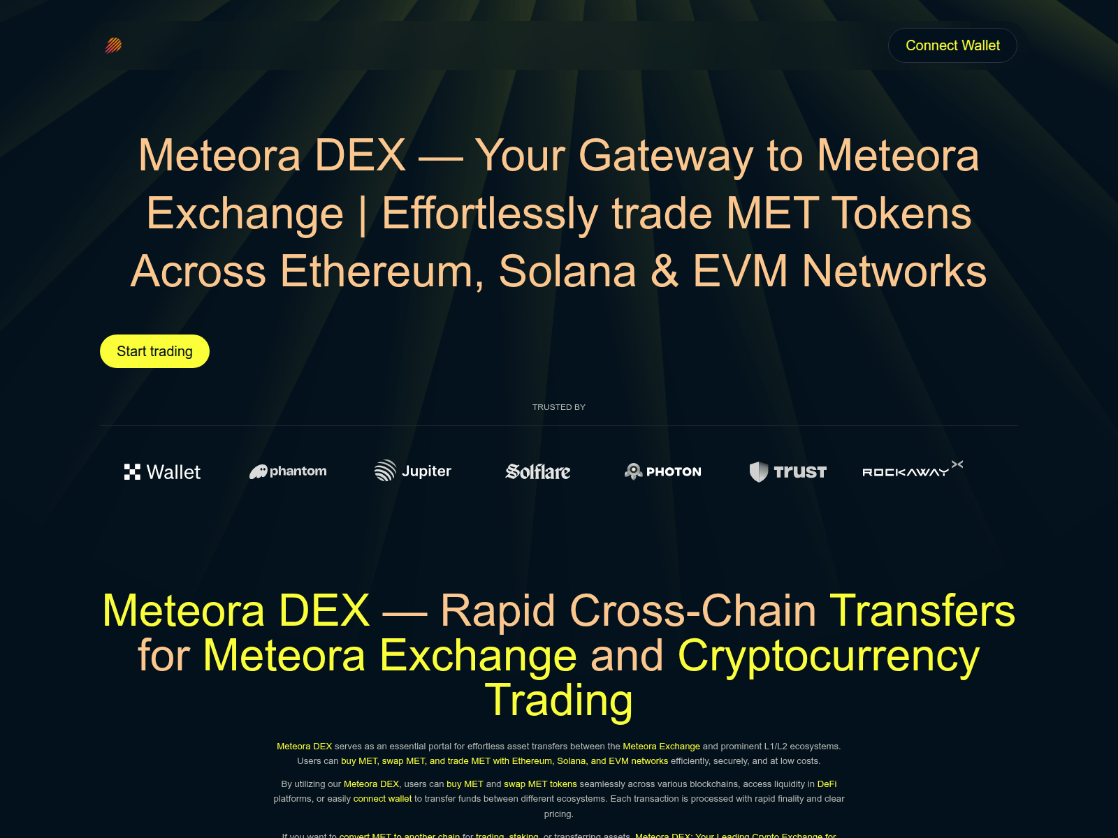 Forensic screenshot of meteora.trading