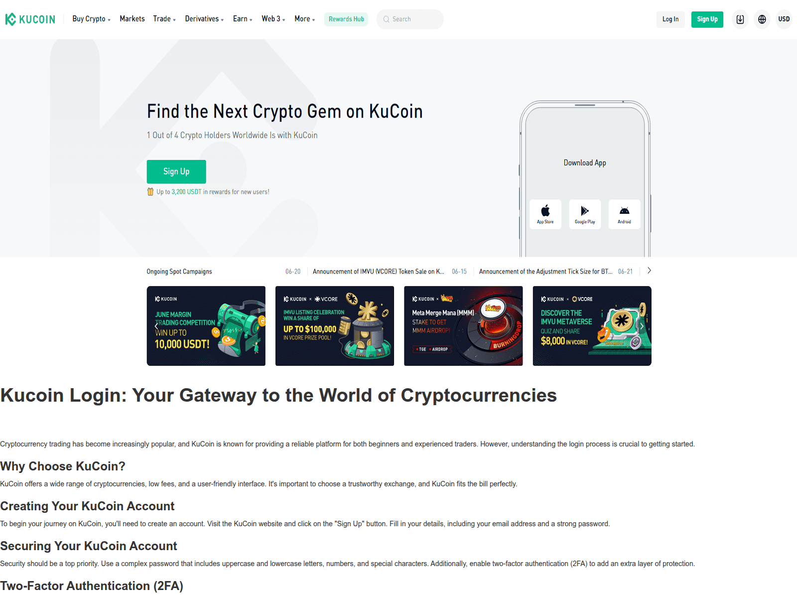 Screenshot of kiucknlogin.webflow.io