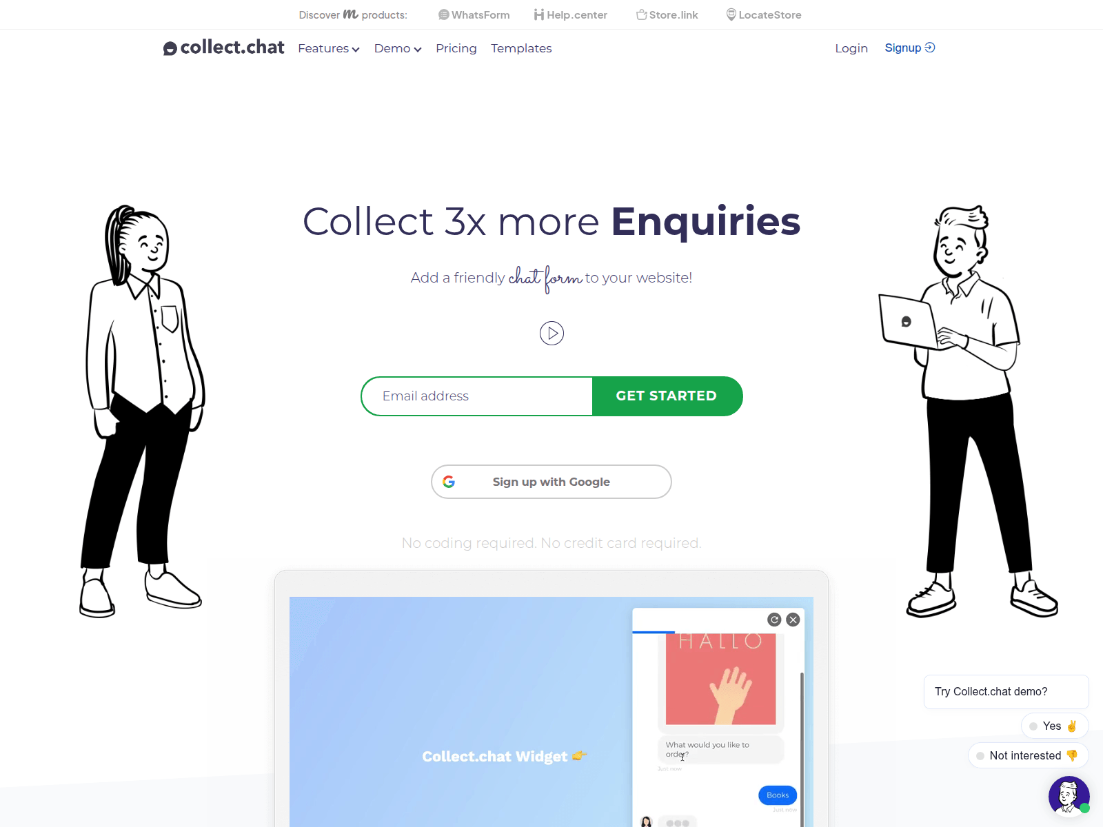 Screenshot of chatbot.page
