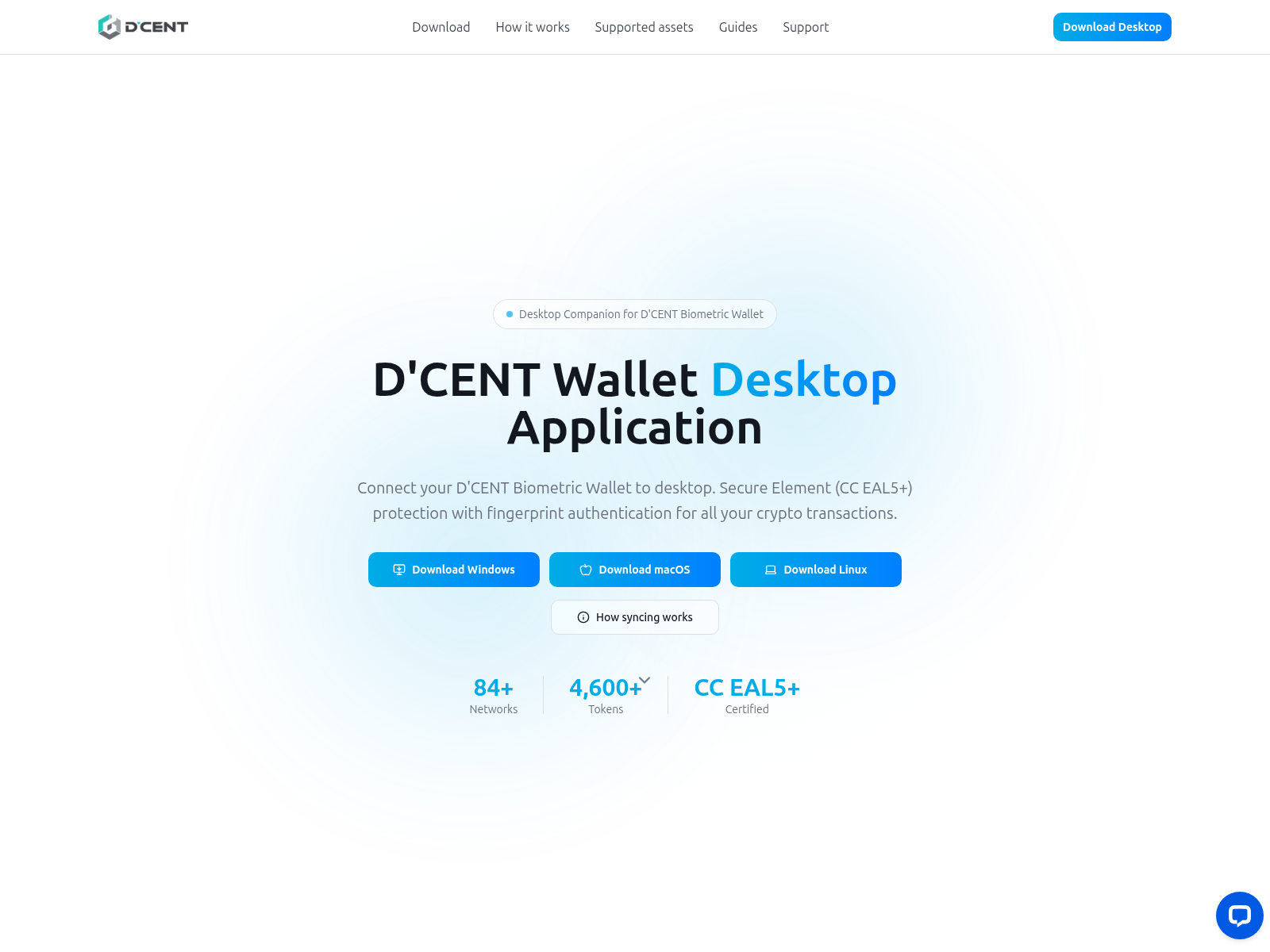 Screenshot of www.dcentwalletsdesktop.io