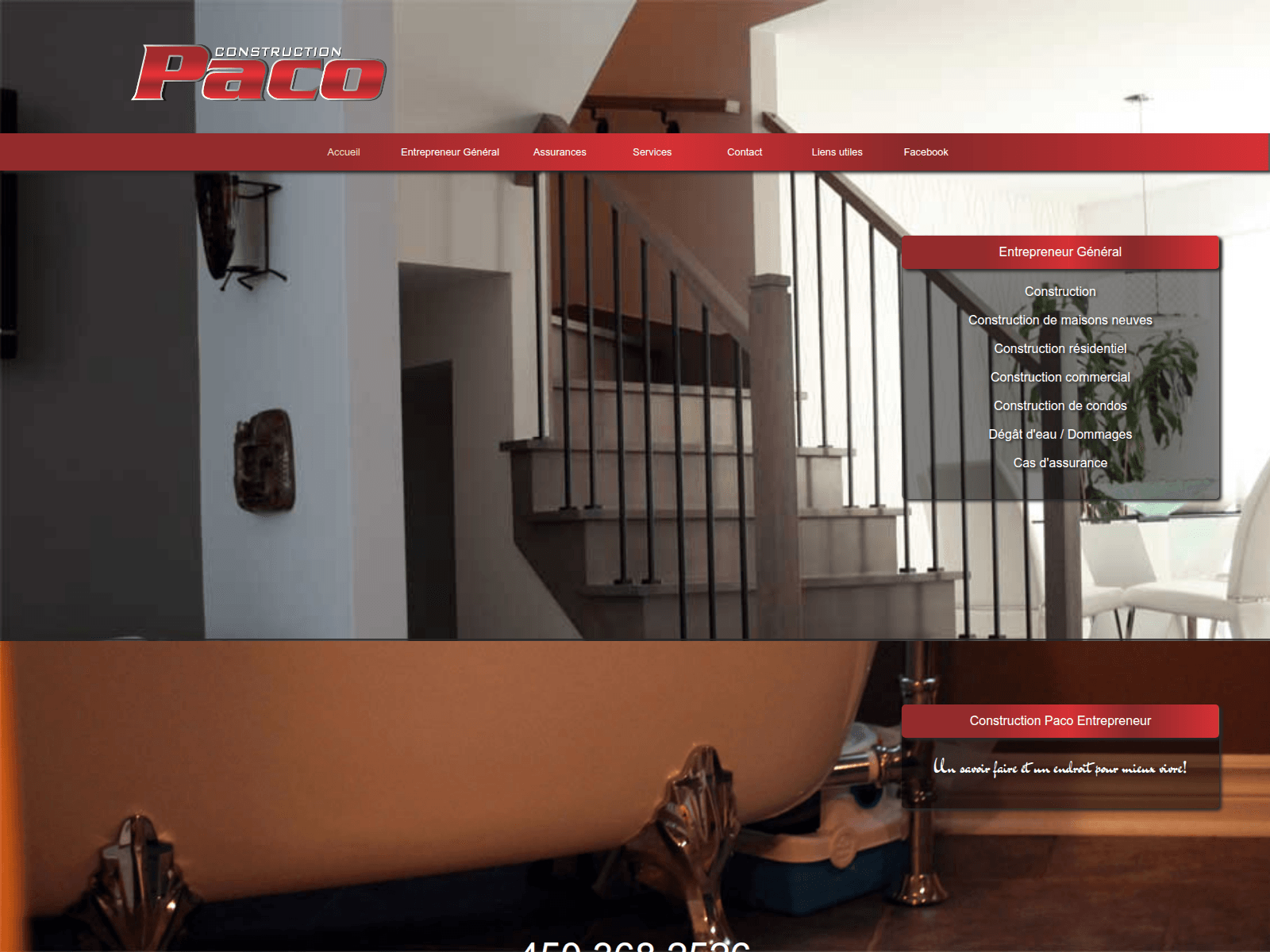 Screenshot of constructionpaco.com