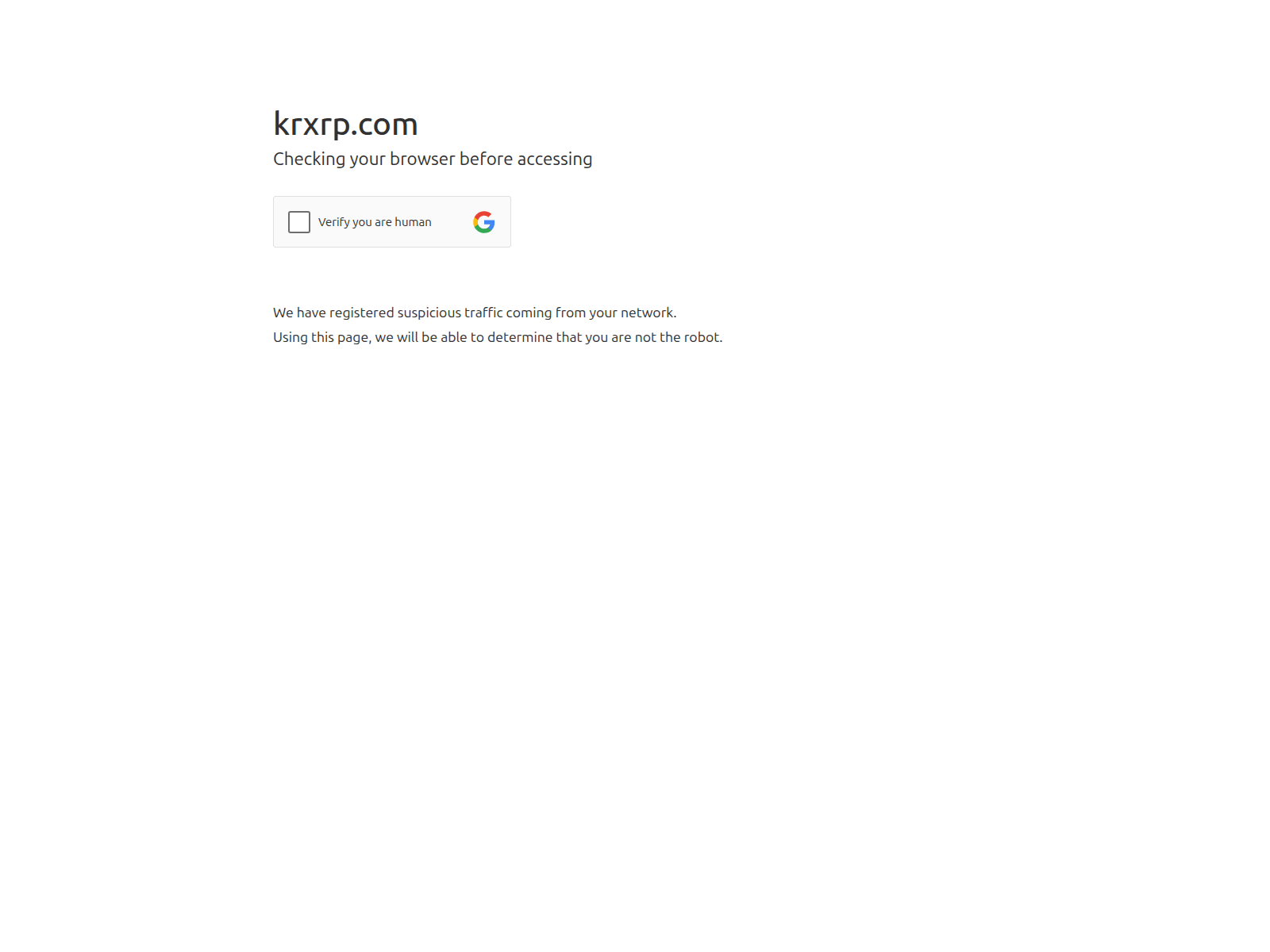 Screenshot of krxrp.com