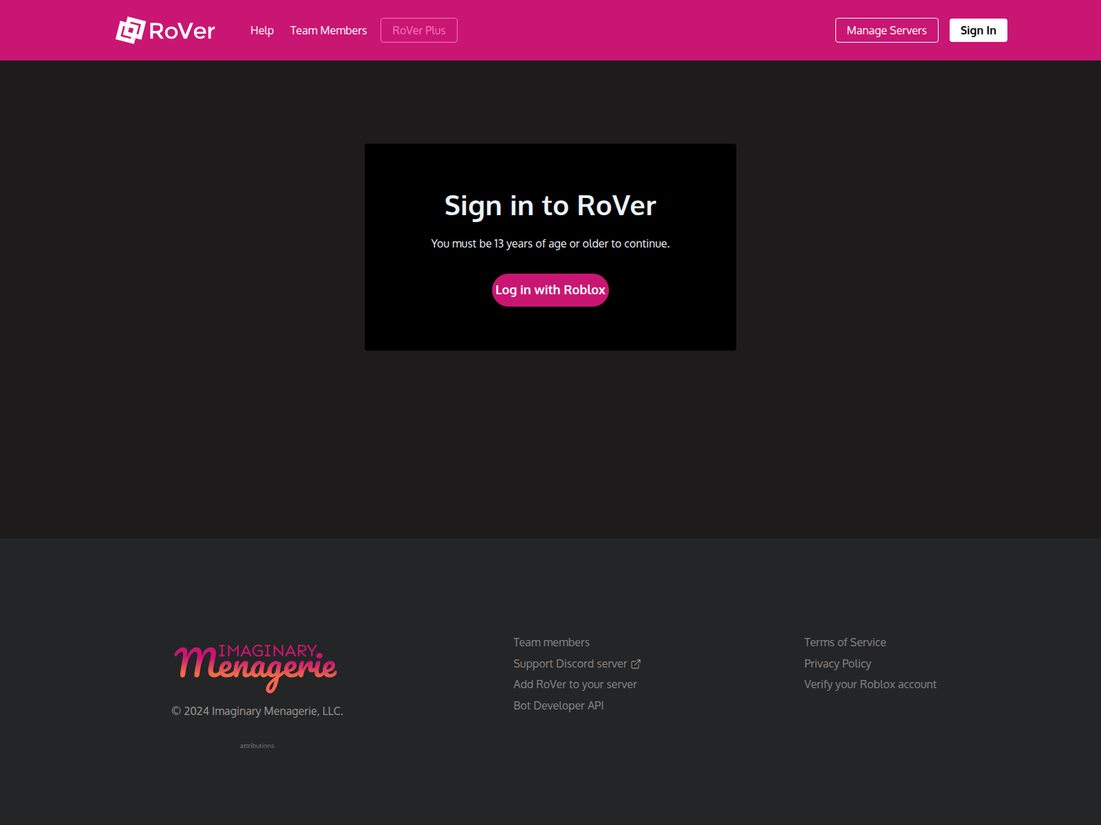 Screenshot of rover.st