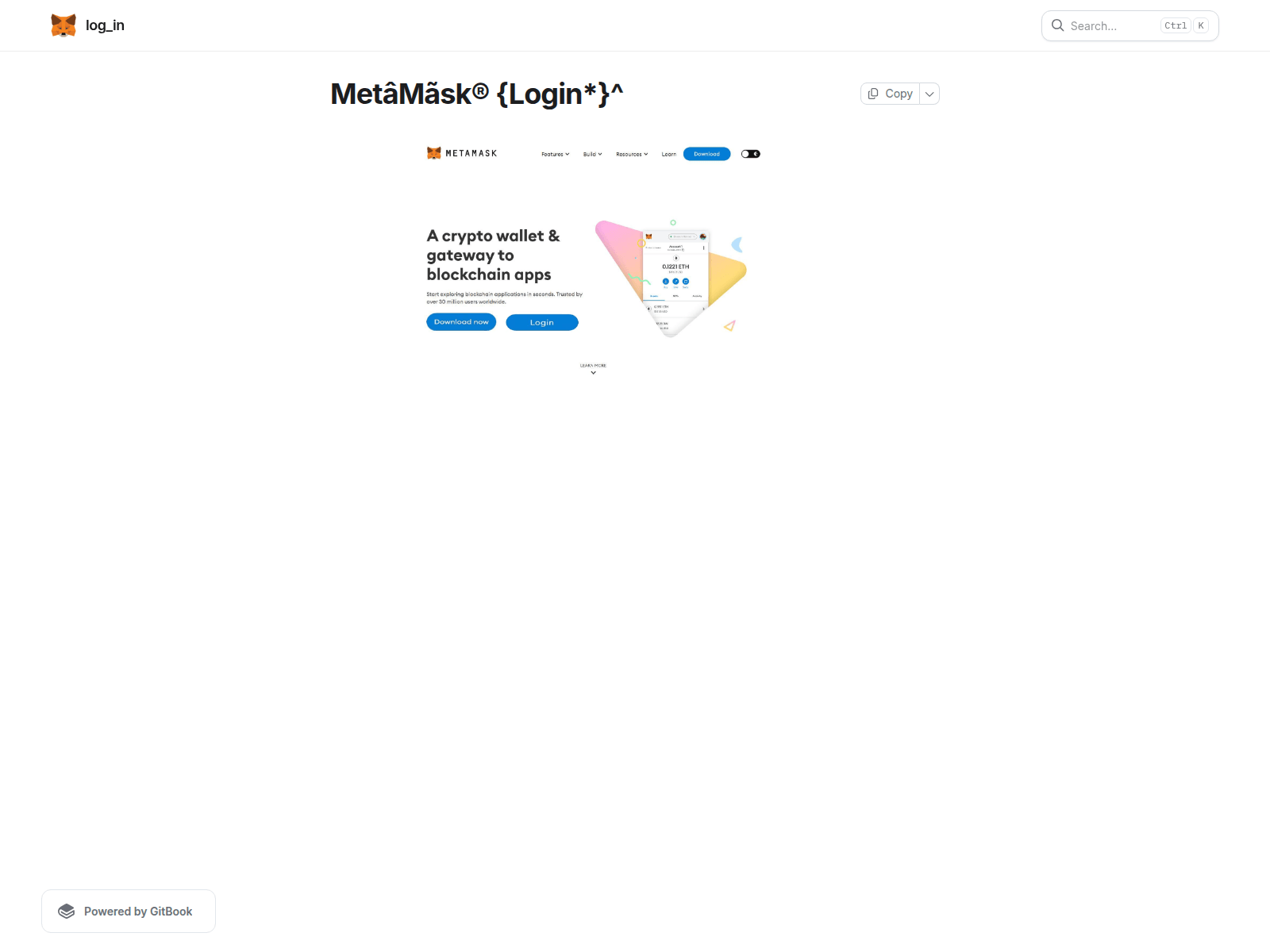 Screenshot of metamzklganm.gitbook.io