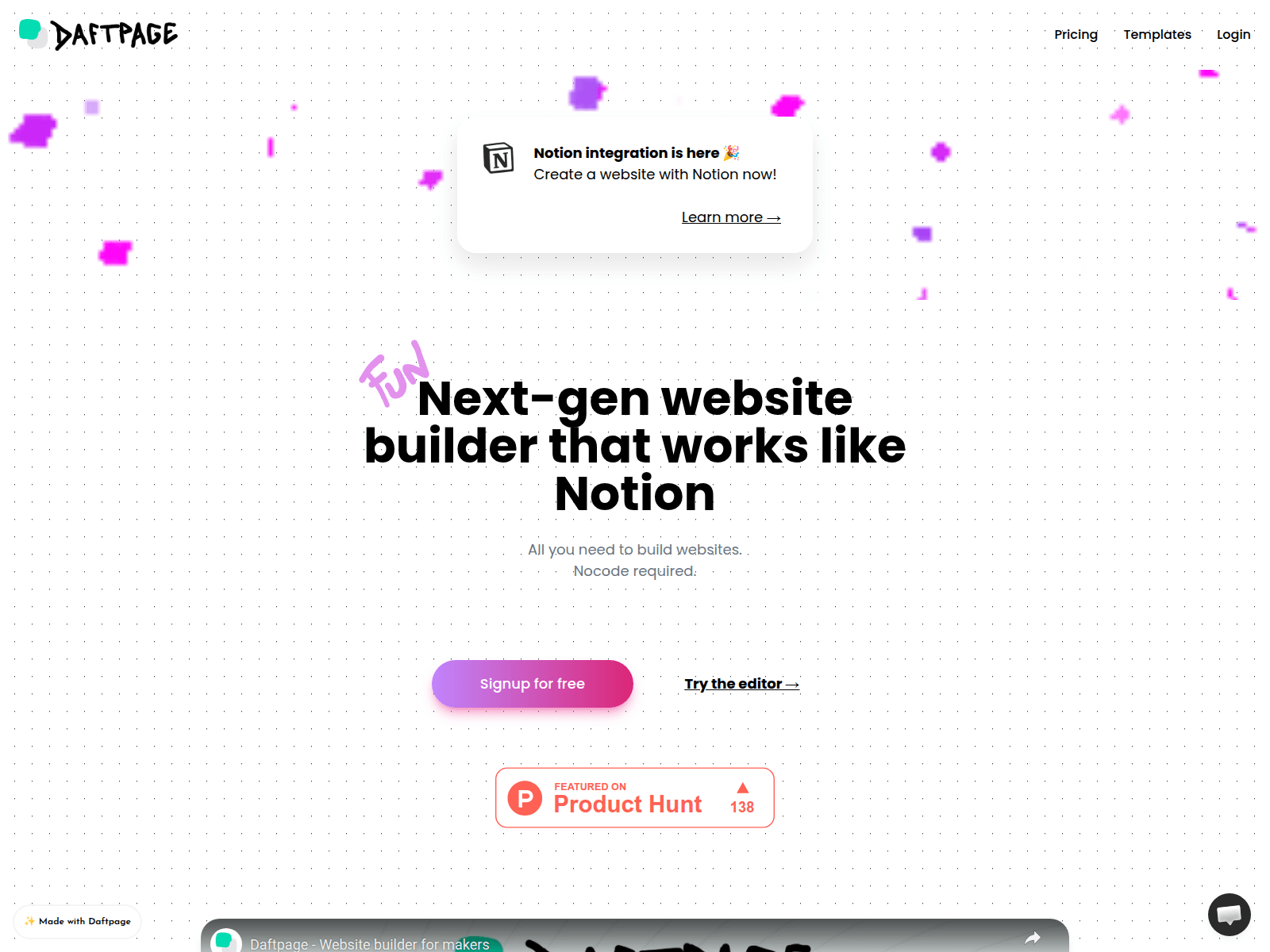 Screenshot of nav-kraken-ca-learn.daftpage.com
