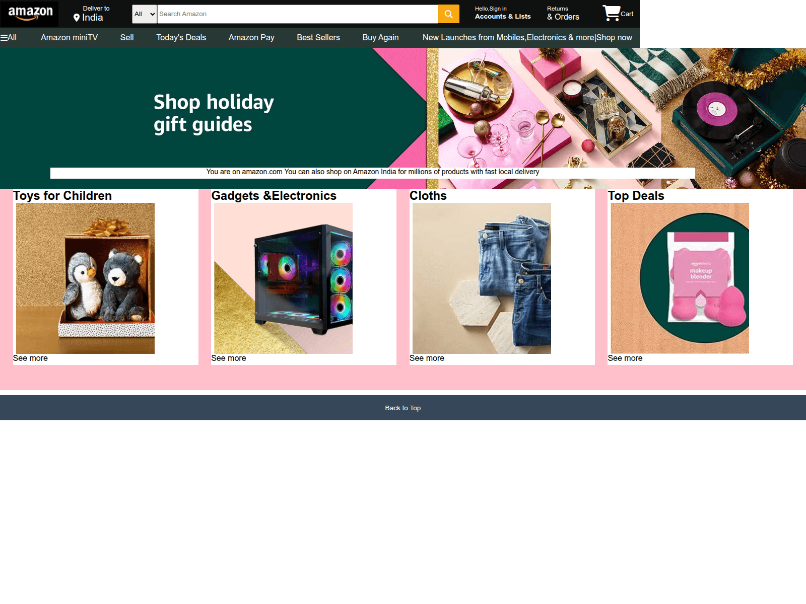 Screenshot of amazonwebclone.vercel.app