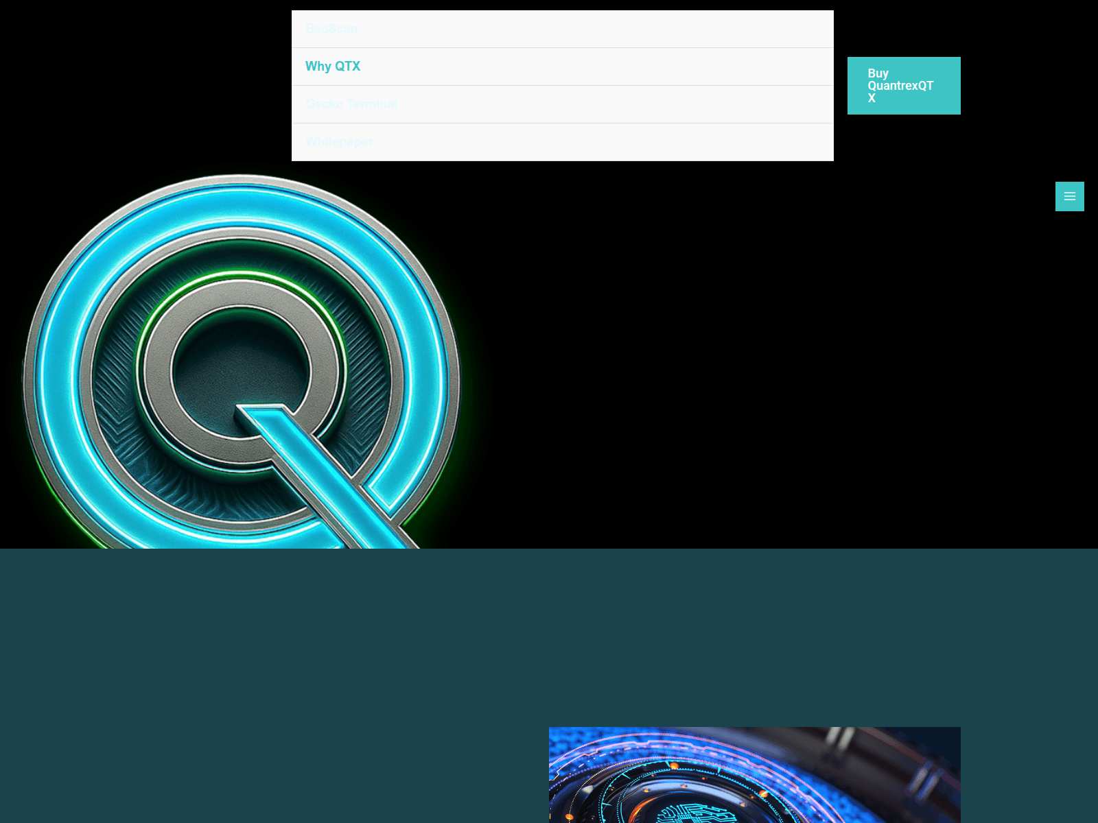 Screenshot of quantrex.org