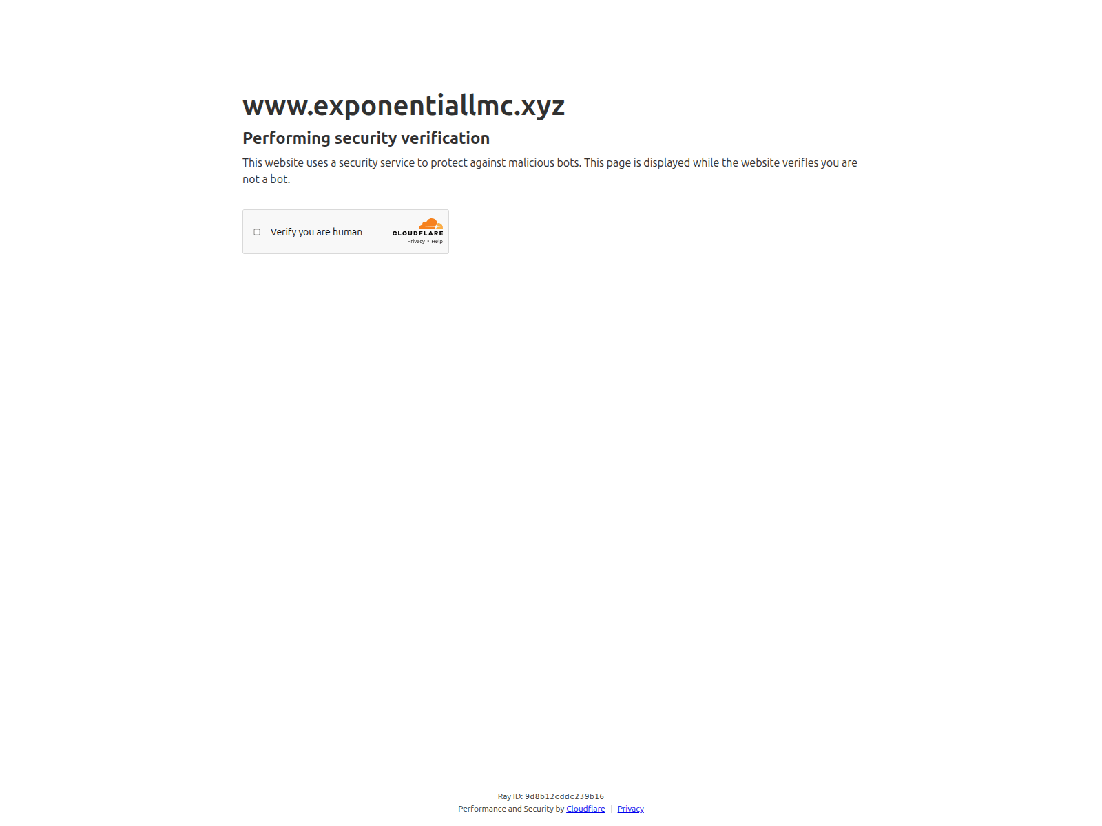 Screenshot of exponentiallmc.xyz