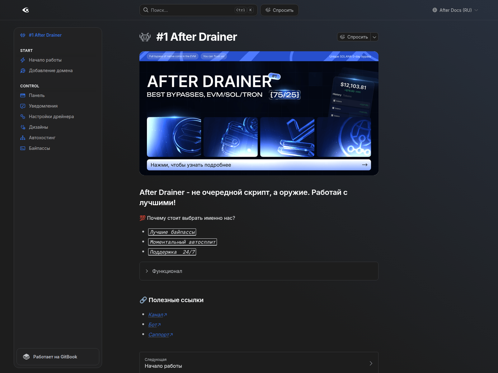 Screenshot of docs.after-panel.info