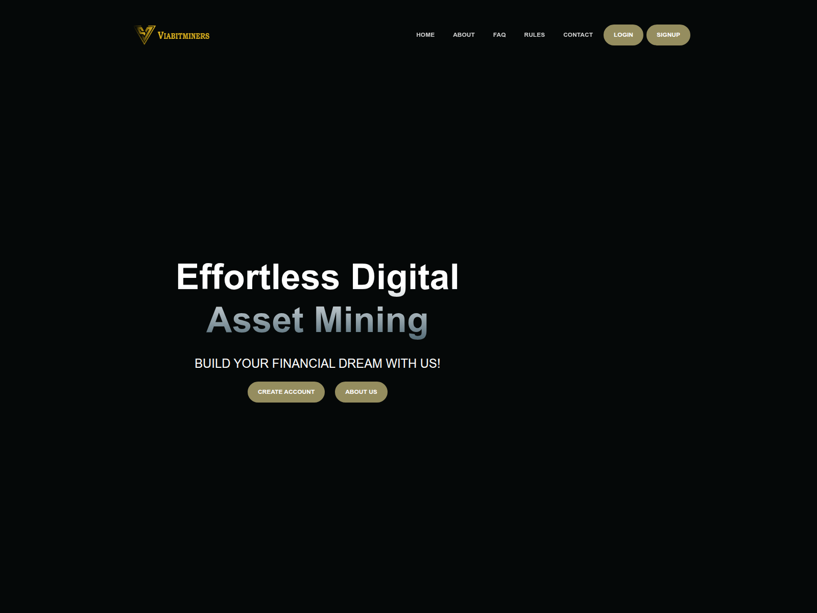 Screenshot of viabitminner.com