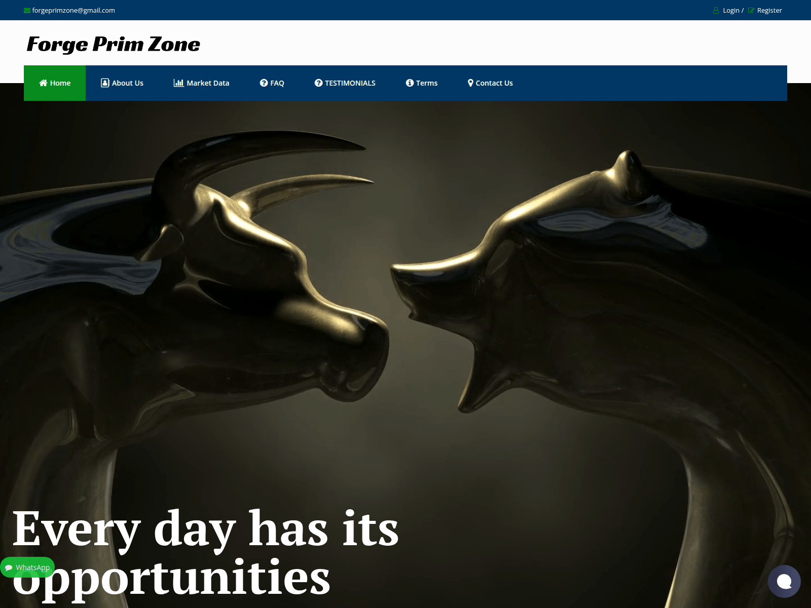Screenshot of forgeprimzone.com