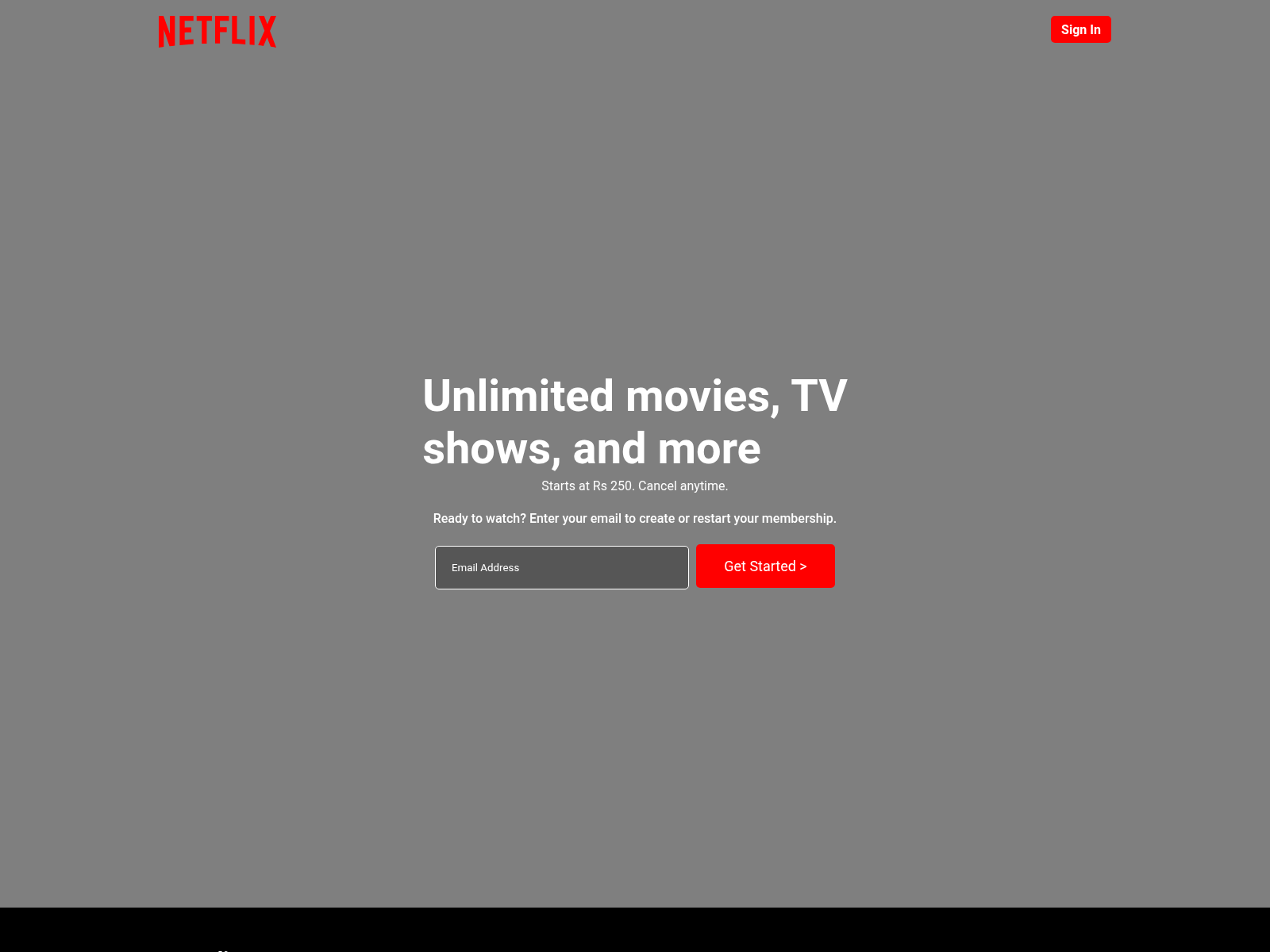 Screenshot of netflix-clone-eight-blond.vercel.app
