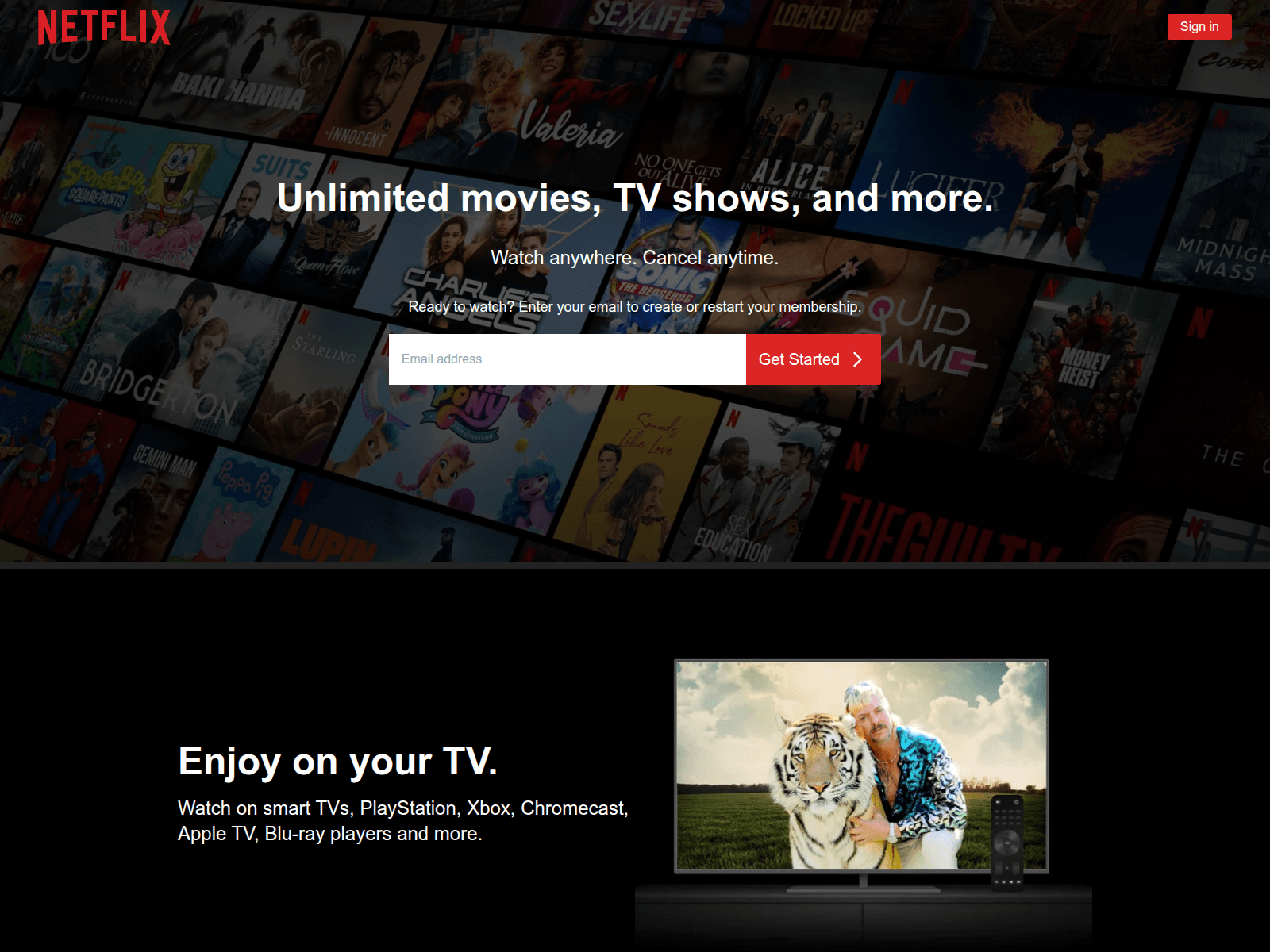 Screenshot of netflix-clone-nu-nine.vercel.app