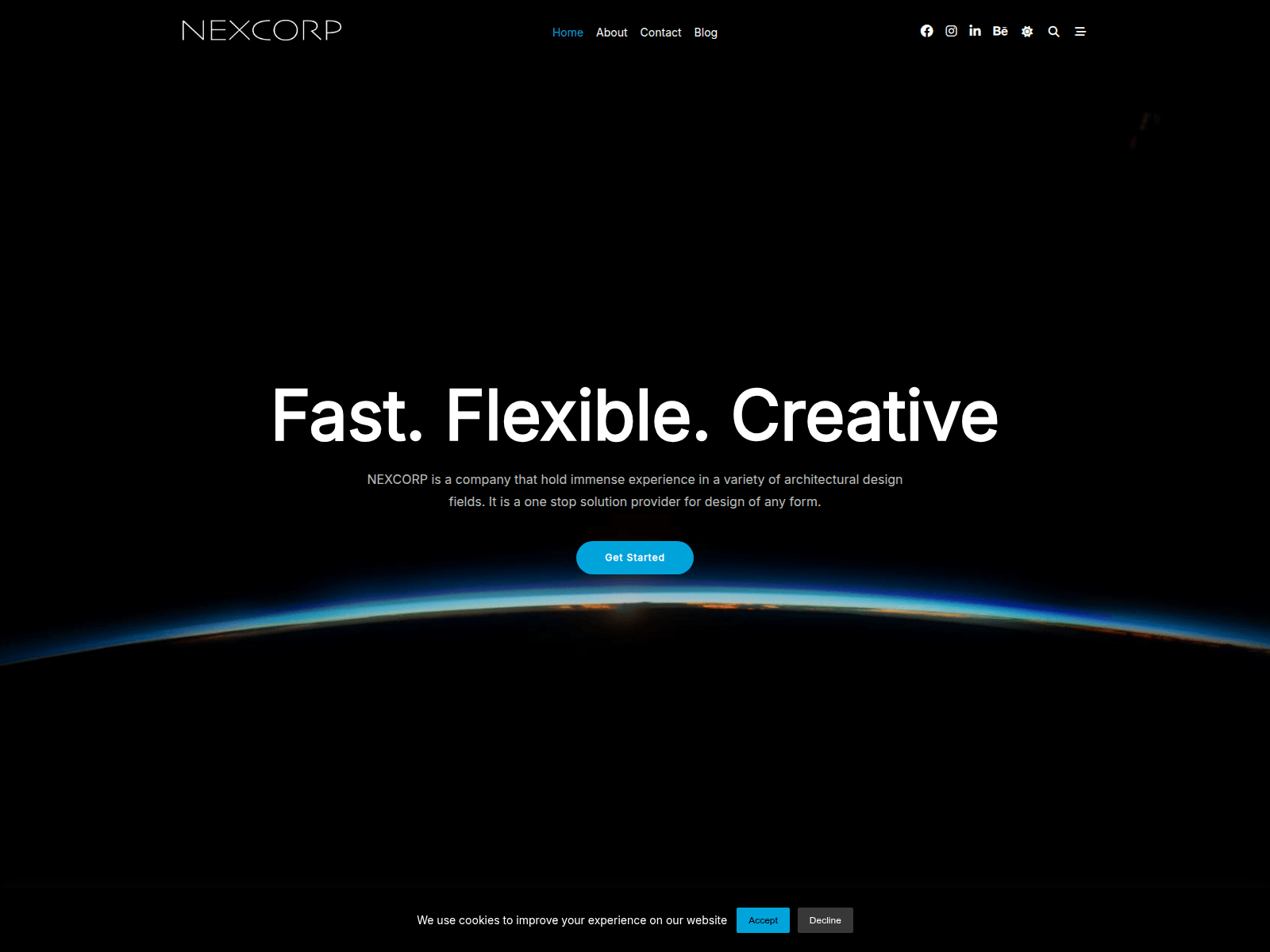 Screenshot of nexcorpltd.com
