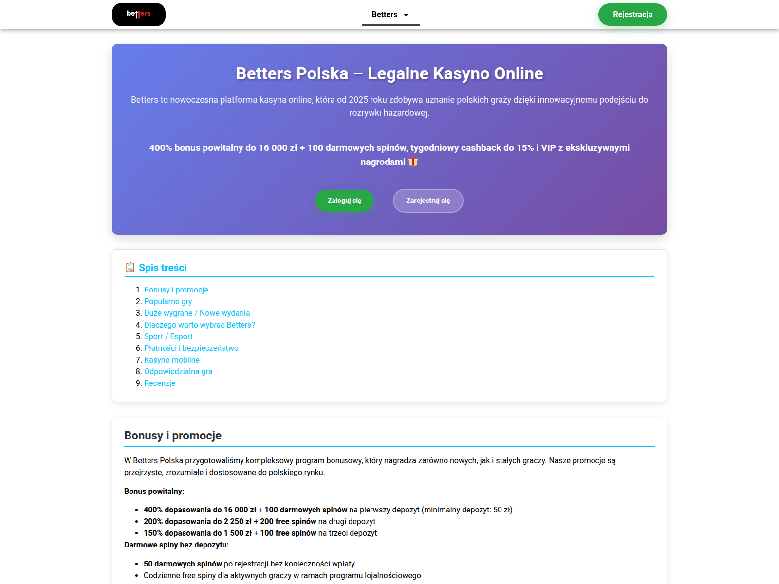 Screenshot of betterspl.com