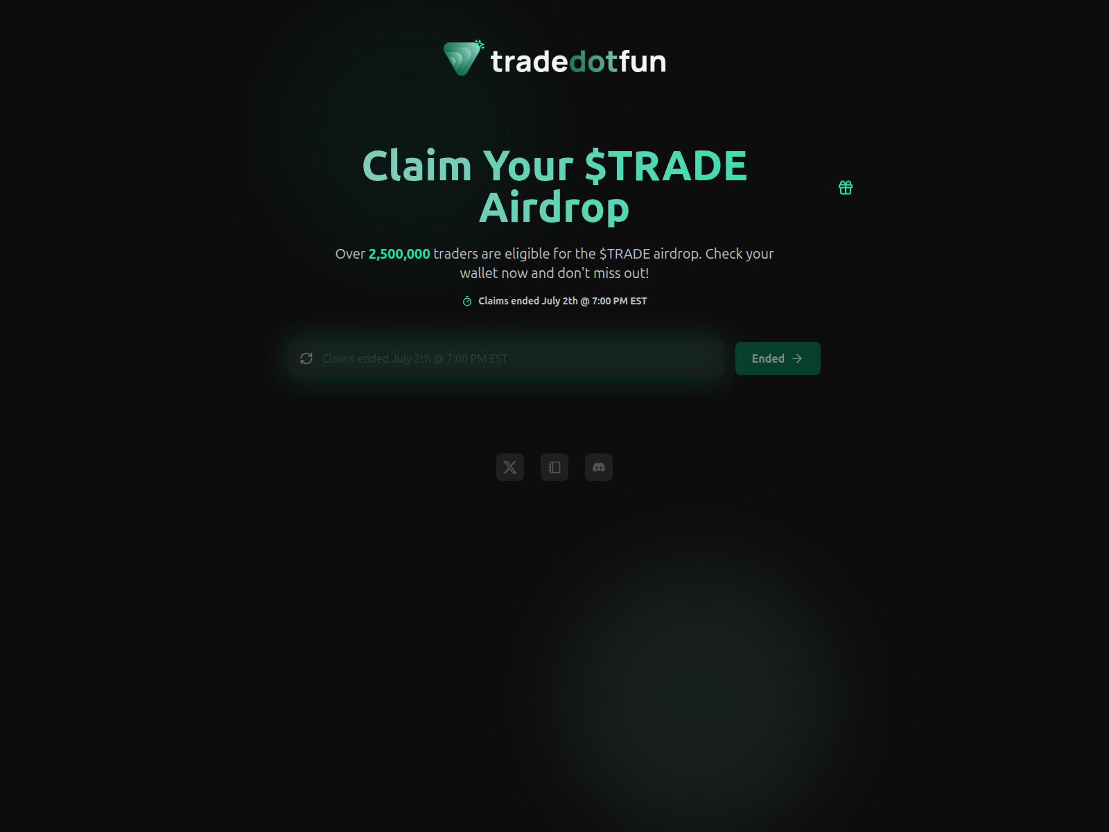 Screenshot of claim-trade-airdrop2.pages.dev