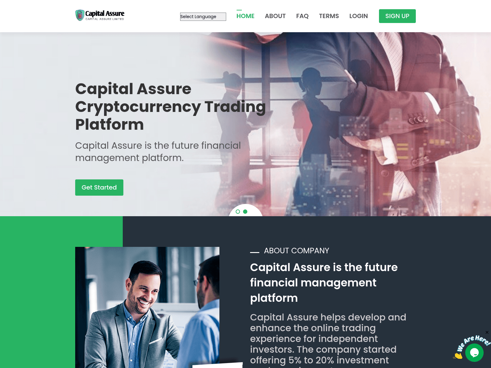 Screenshot of capassures-limited.com