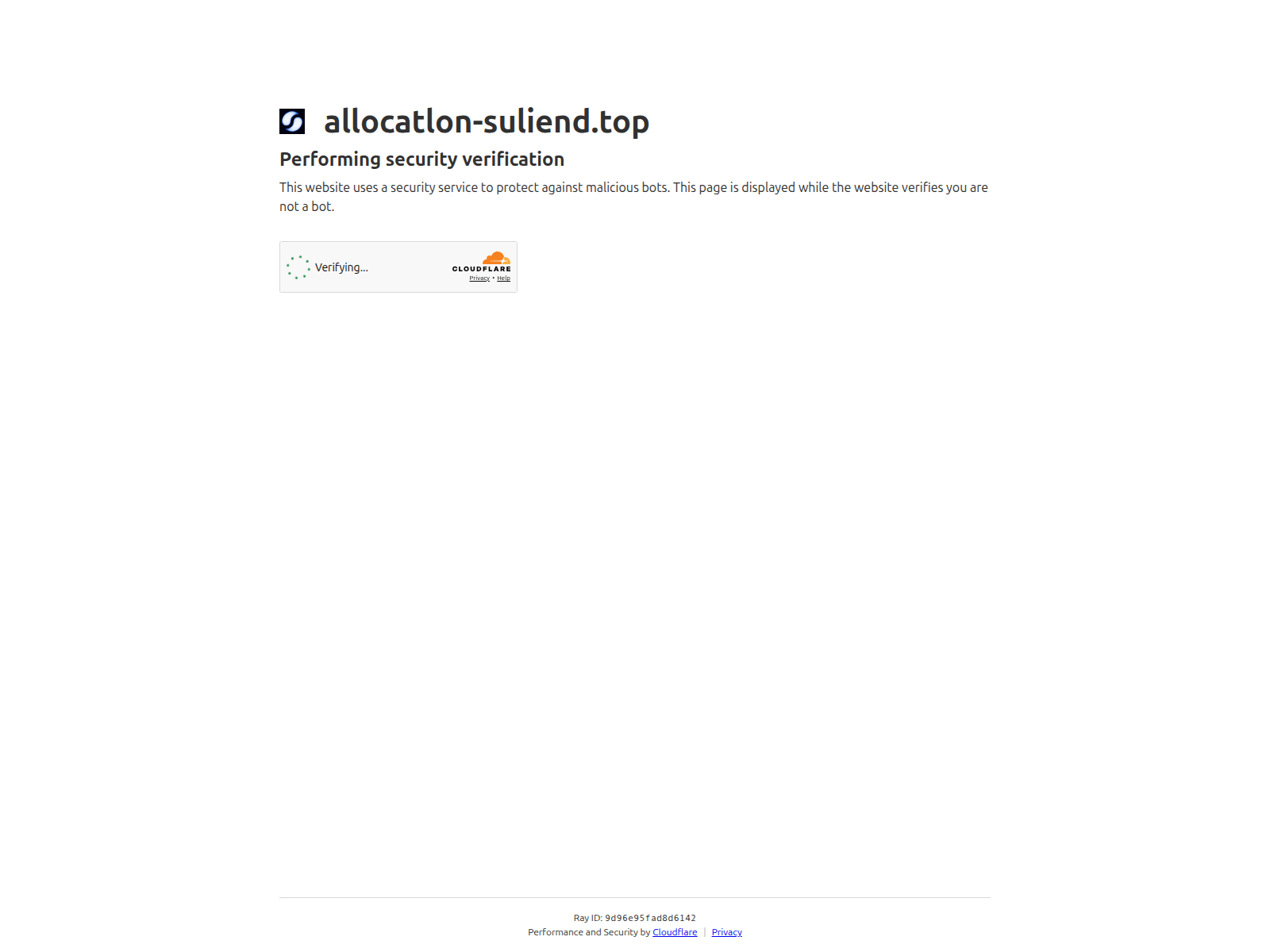 Screenshot of allocatlon-suliend.top