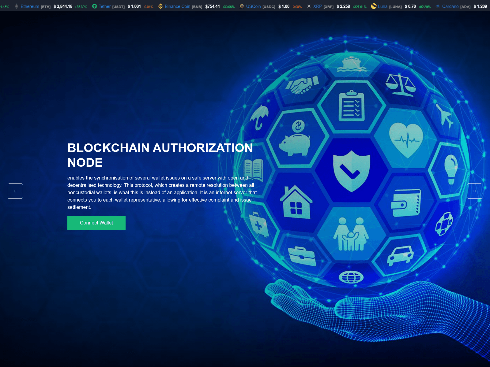 Screenshot of firstledger-c1f.pages.dev