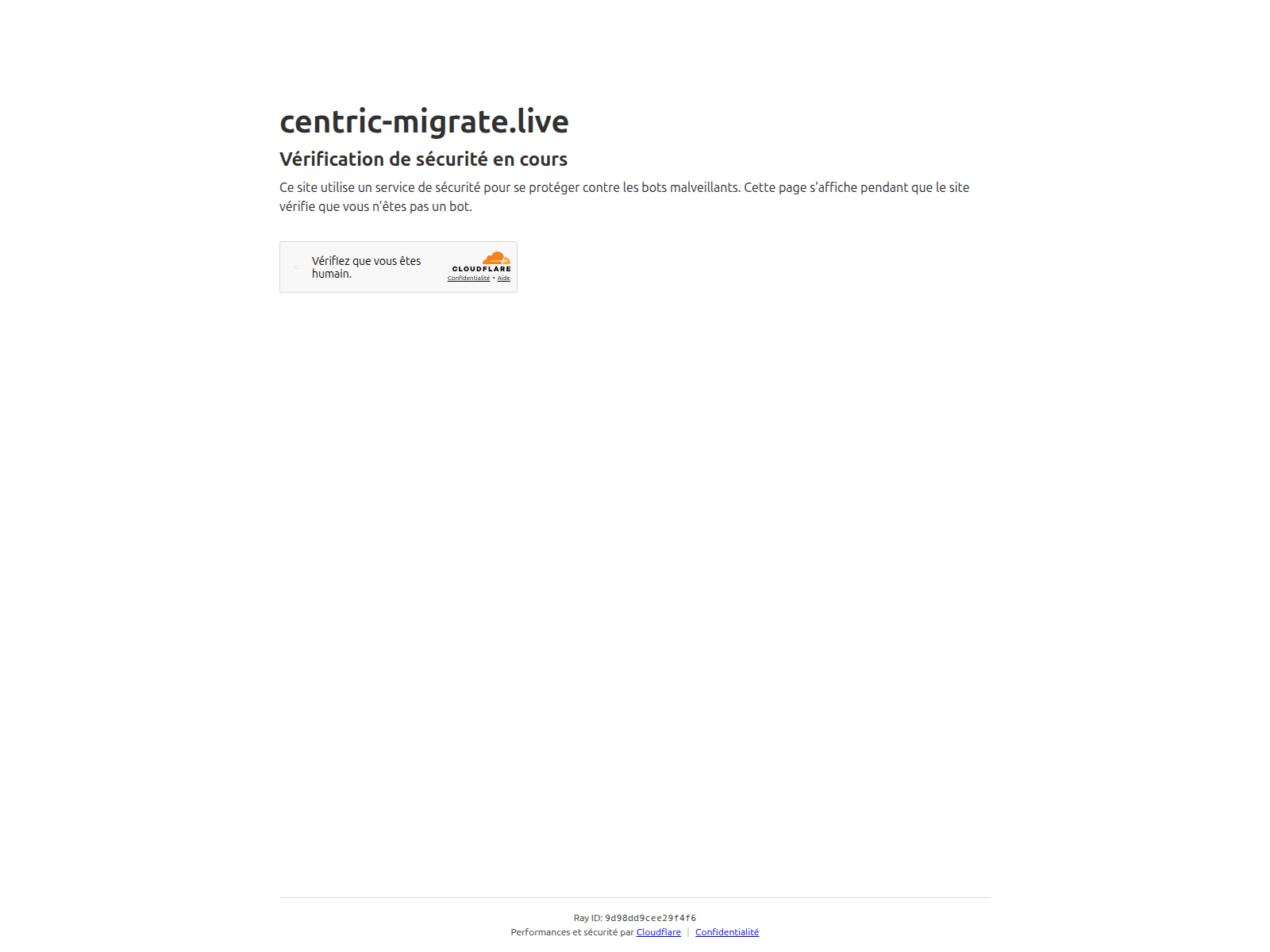 Screenshot of centric-migrate.live