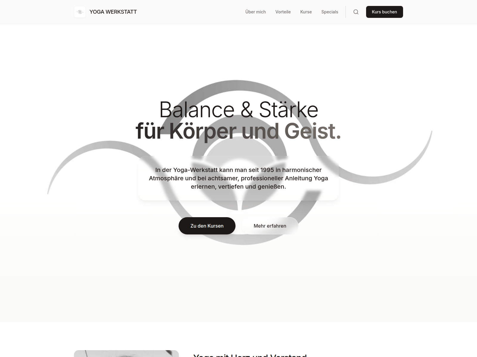 Screenshot of yoga-penzberg.de