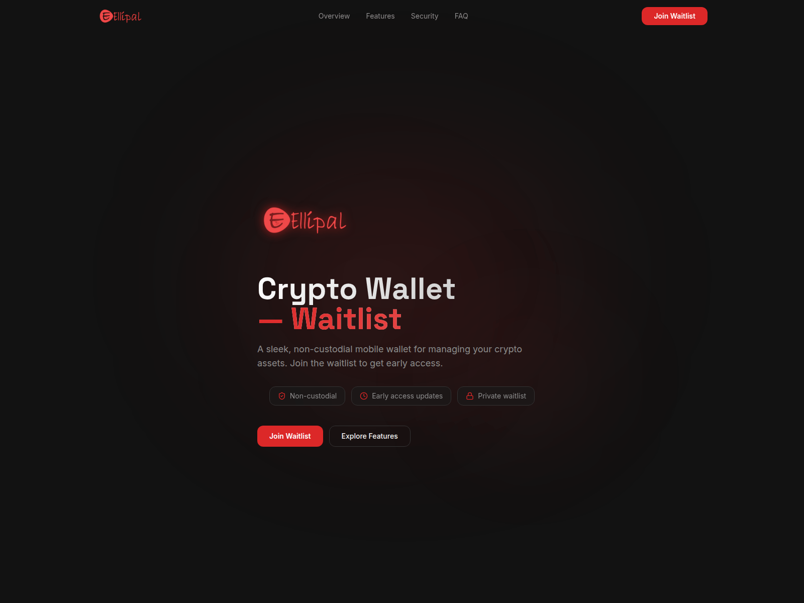 Screenshot of ellpallwallet.com