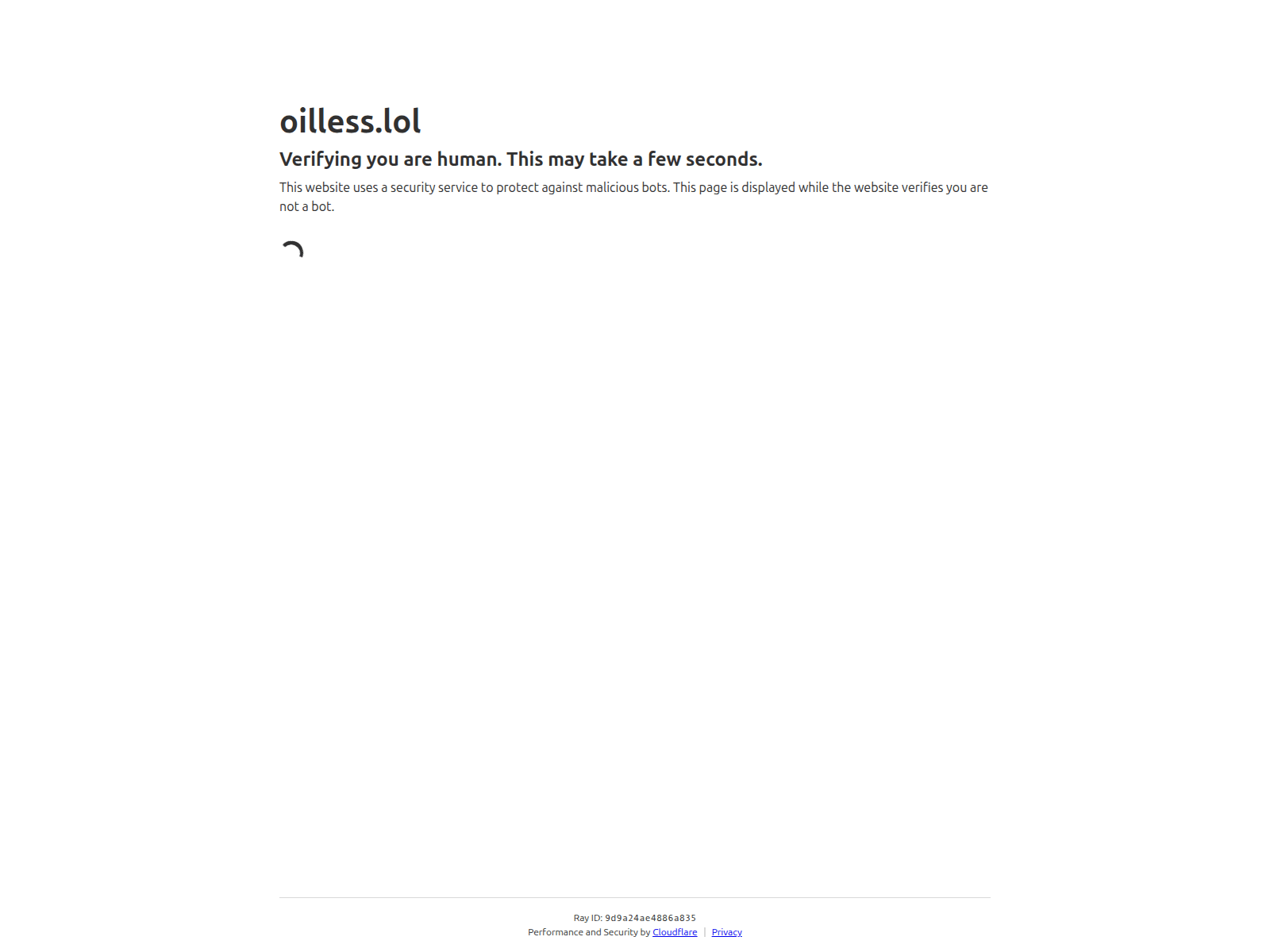 Screenshot of oilless.lol