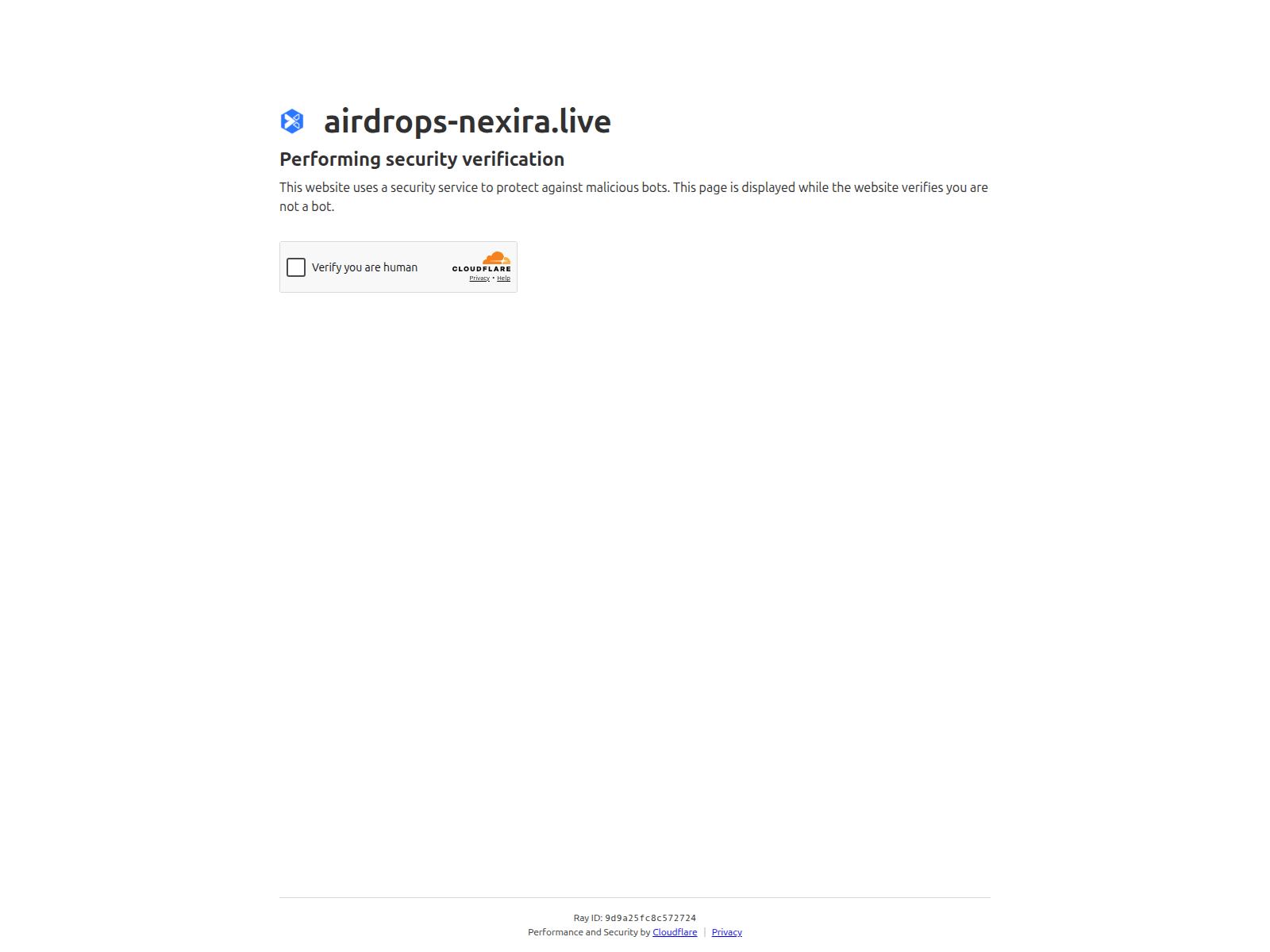 Screenshot of airdrops-nexira.live