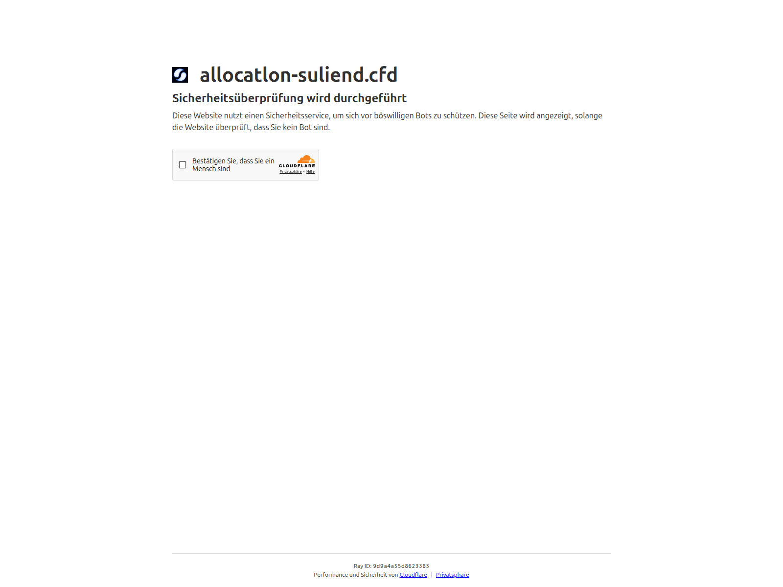 Screenshot of allocatlon-suliend.cfd