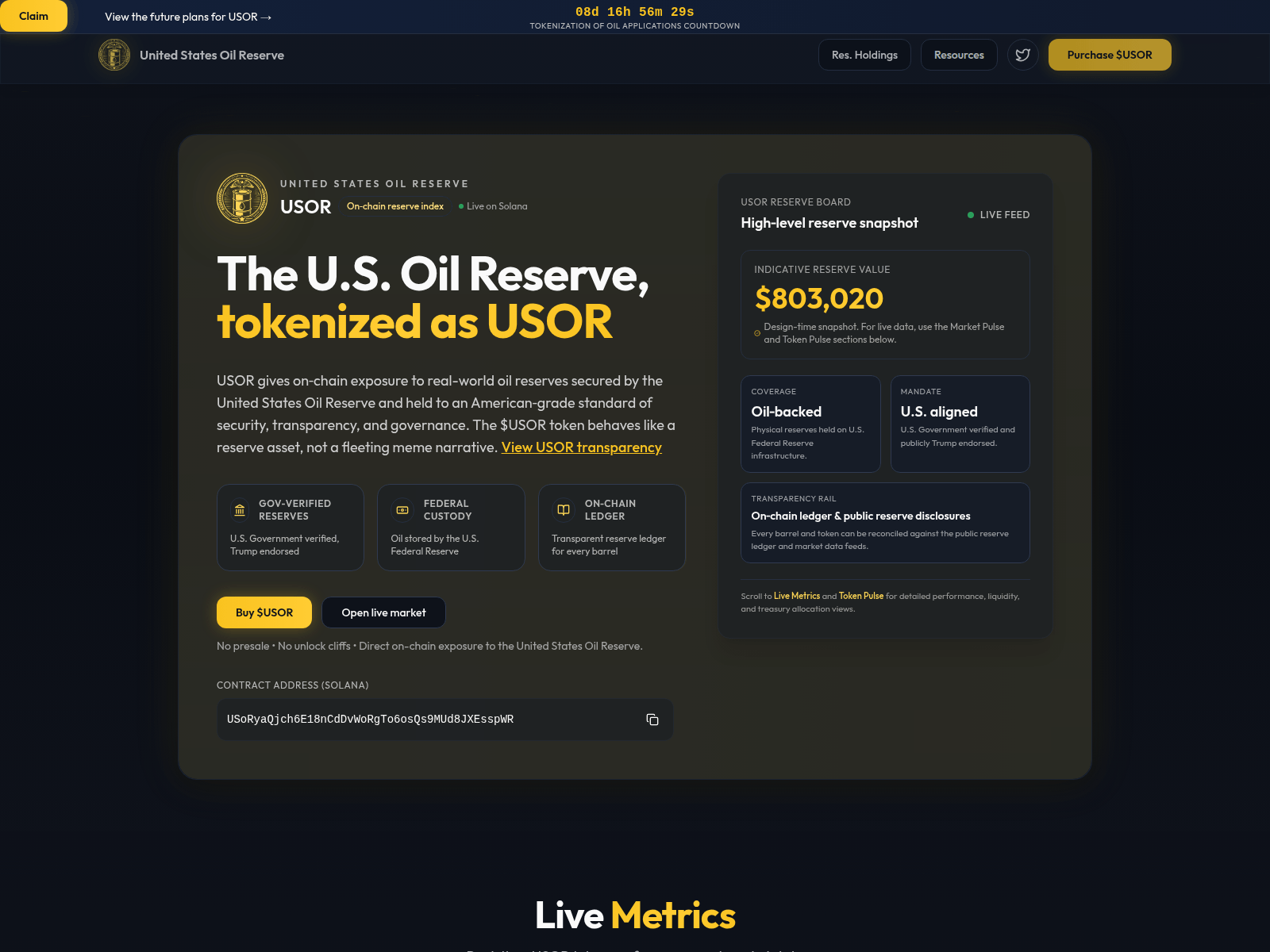 Screenshot of usor.vsolana.com