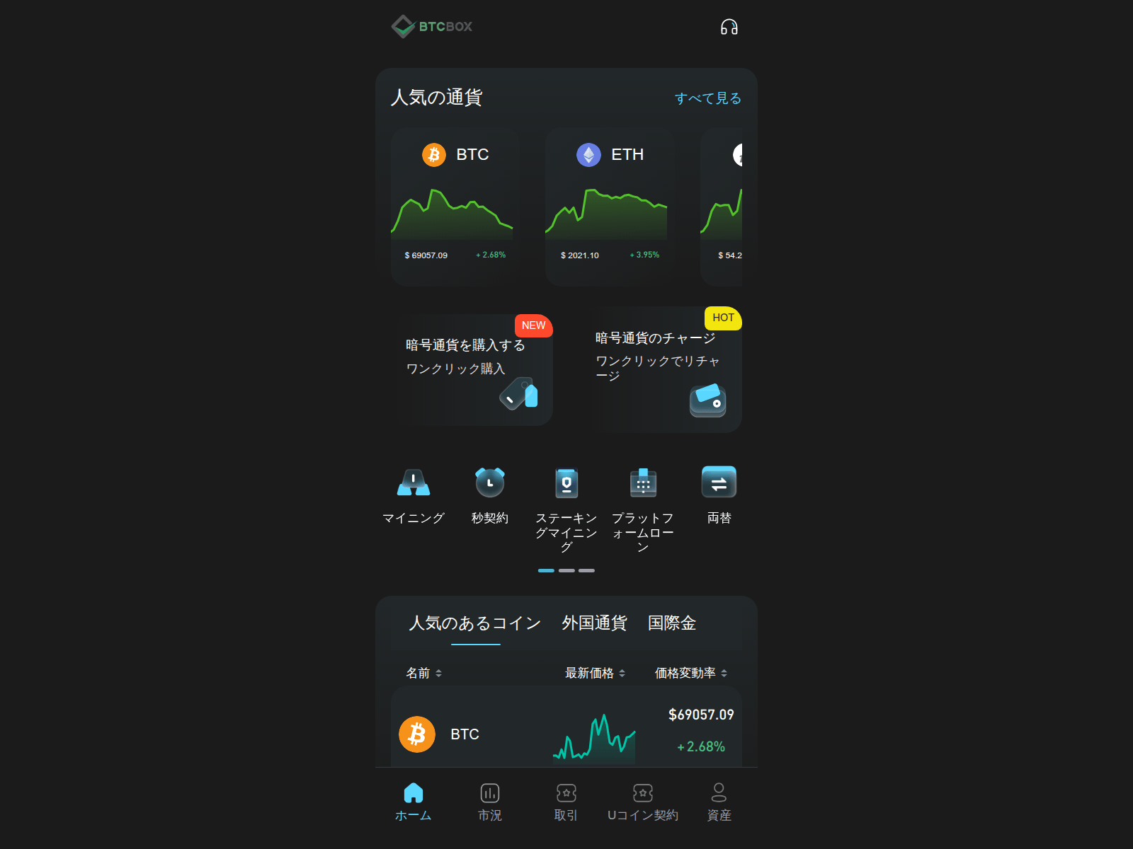 Screenshot of btcbox.cyou