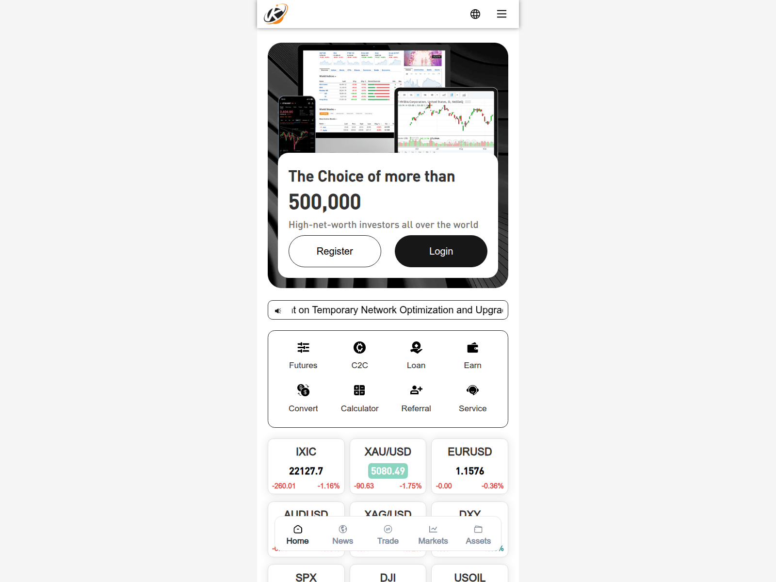 Screenshot of keeta.fund