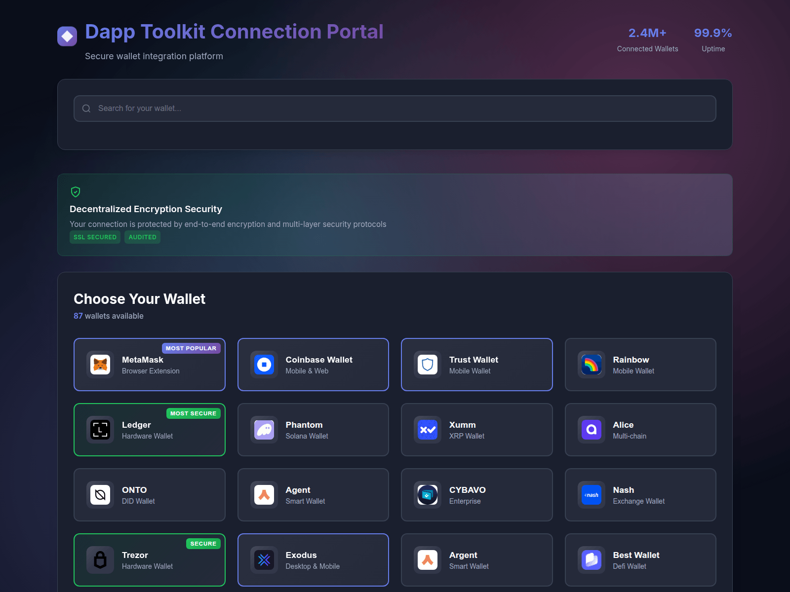 Screenshot of dapppresalehub.com