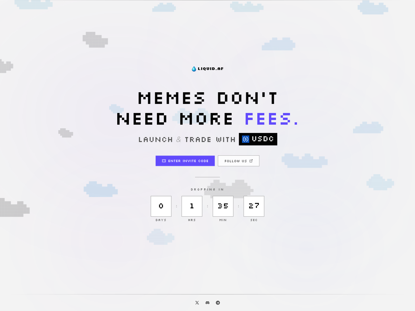 Screenshot of liquid.af