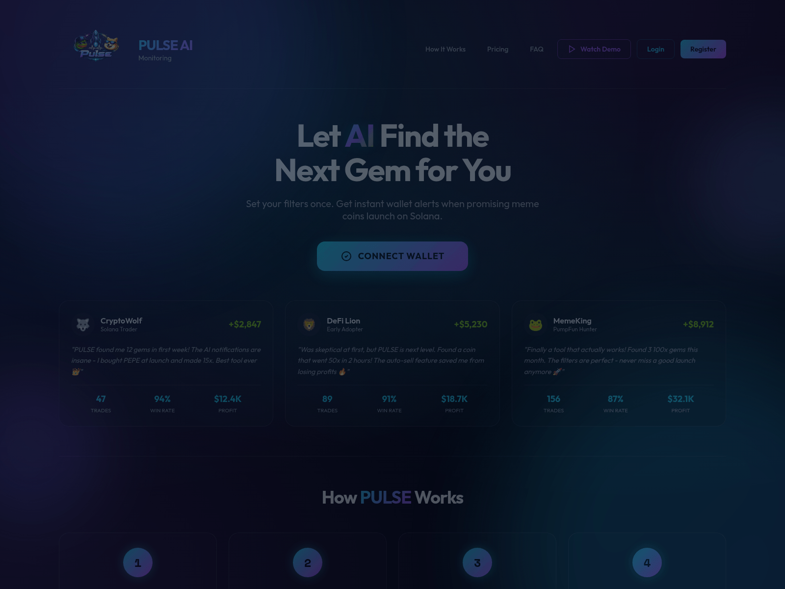 Screenshot of pulsesol.help