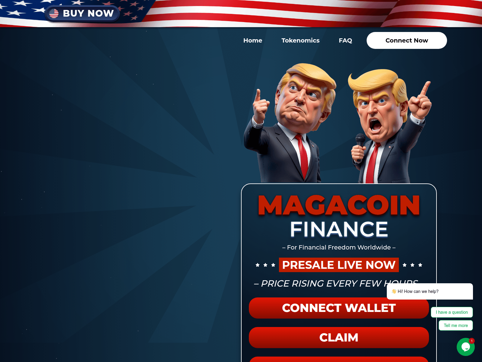Screenshot of magacoinfinance.com