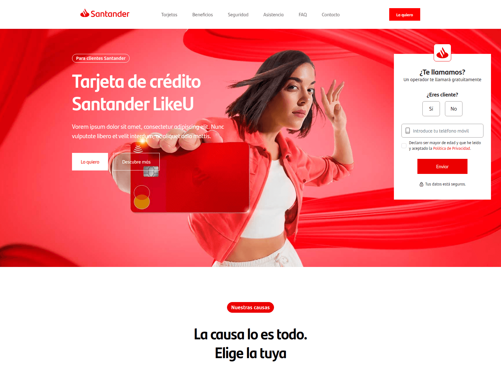 Screenshot of leia-santander.vercel.app