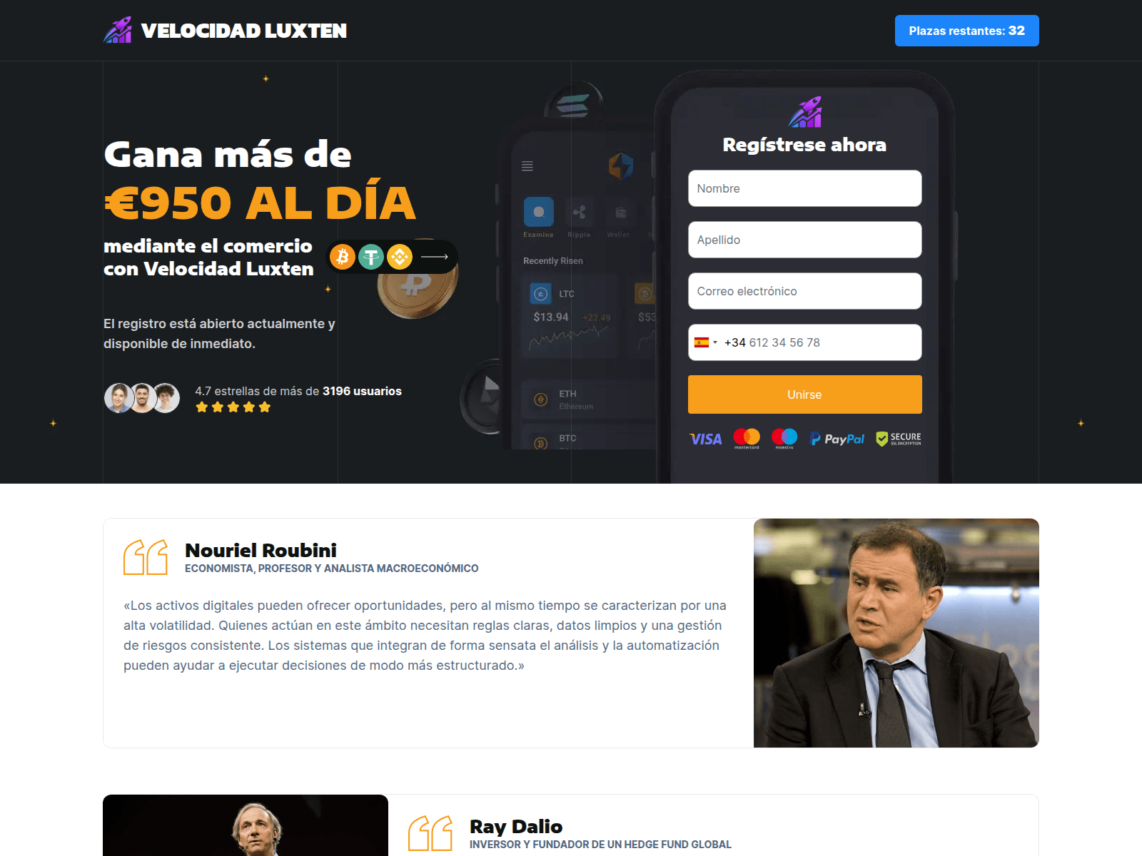 Screenshot of velocidad-luxten-es.com