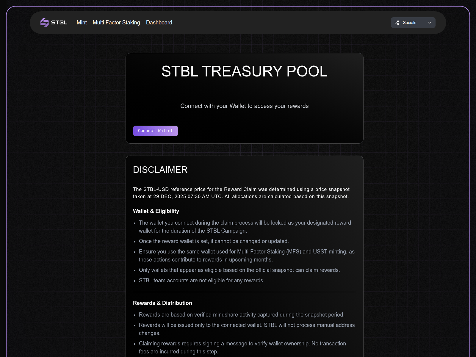 Screenshot of treasurypool-stbl.com