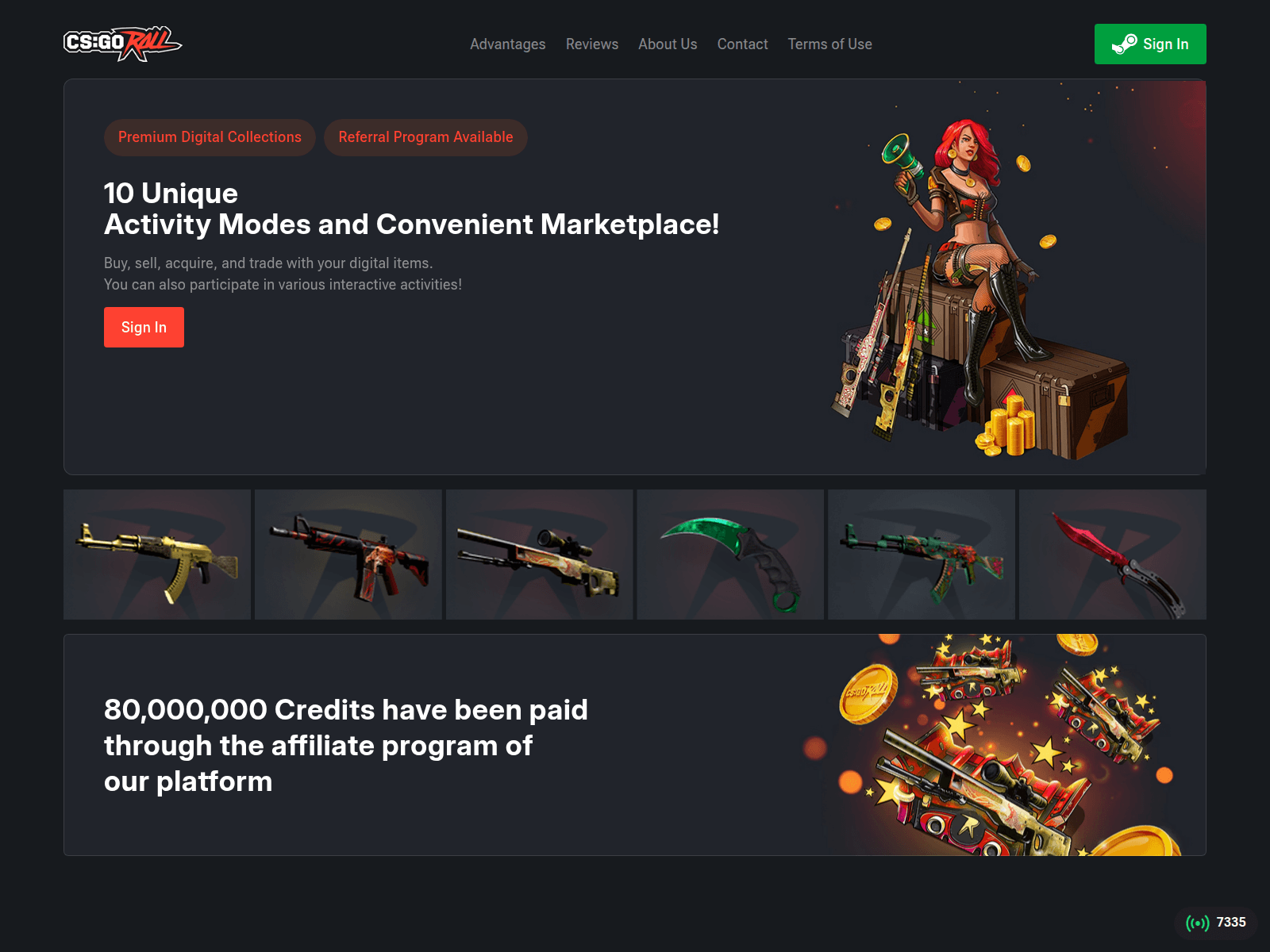 Screenshot of cscsroll.com