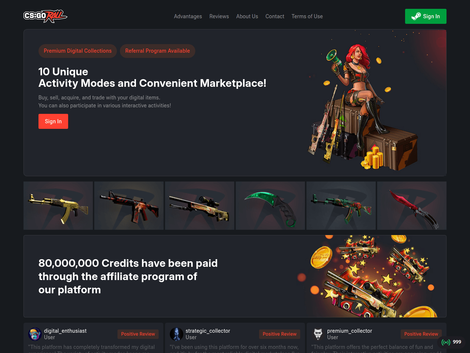 Screenshot of csrolling.com