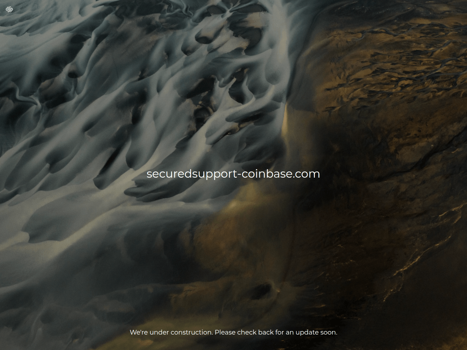 Screenshot of securedsupport-coinbase.com