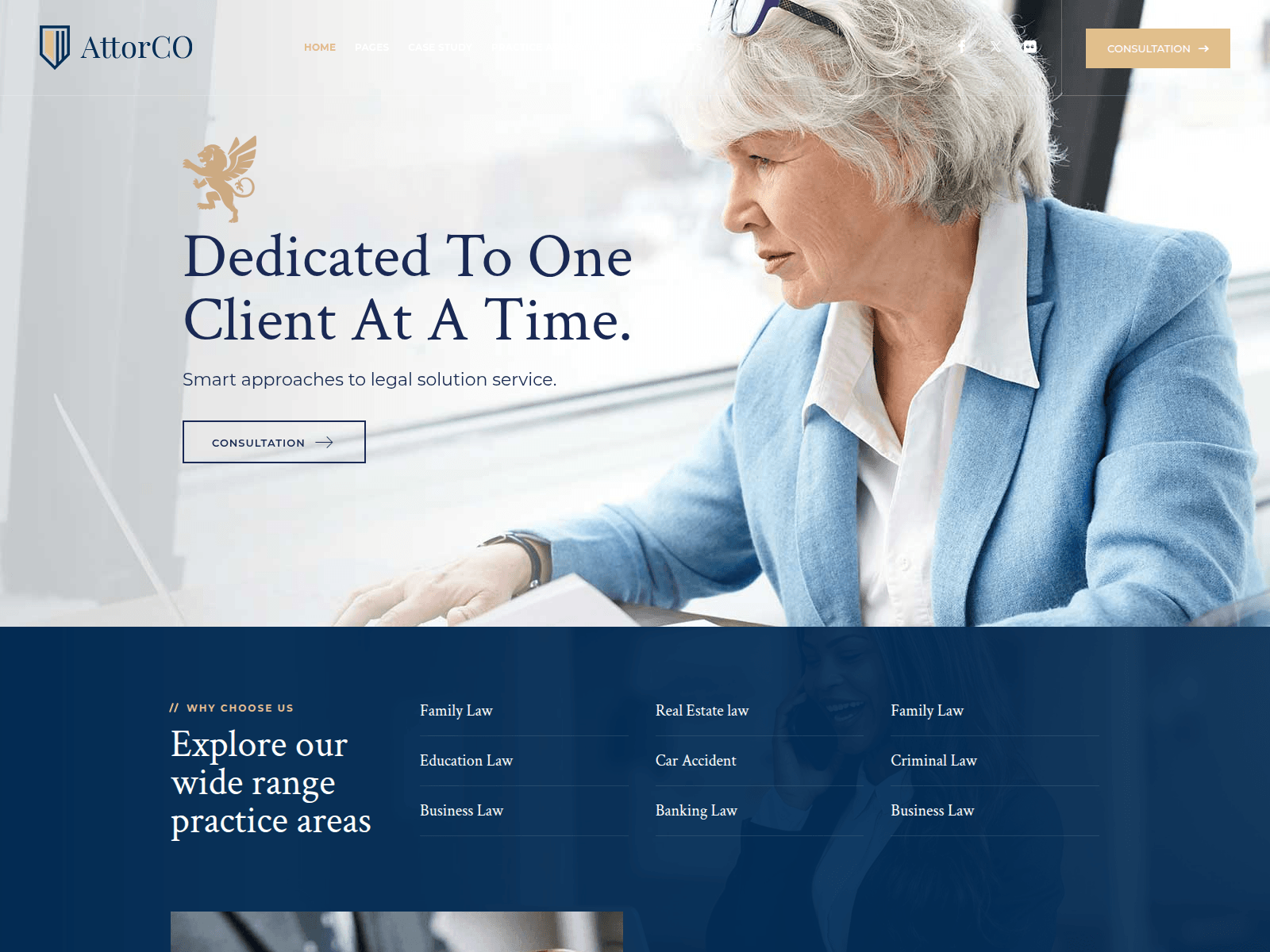 Screenshot of alarielegault.com