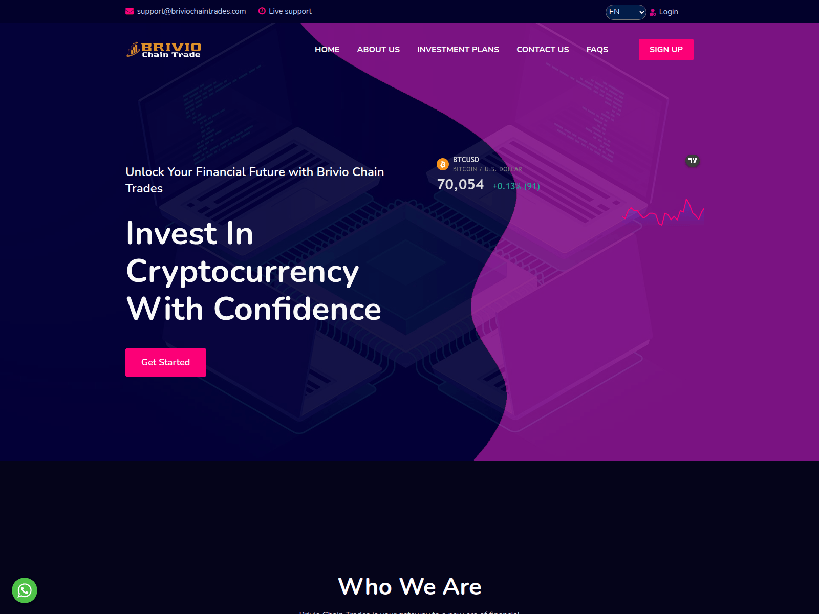 Screenshot of briviochaintrades.com