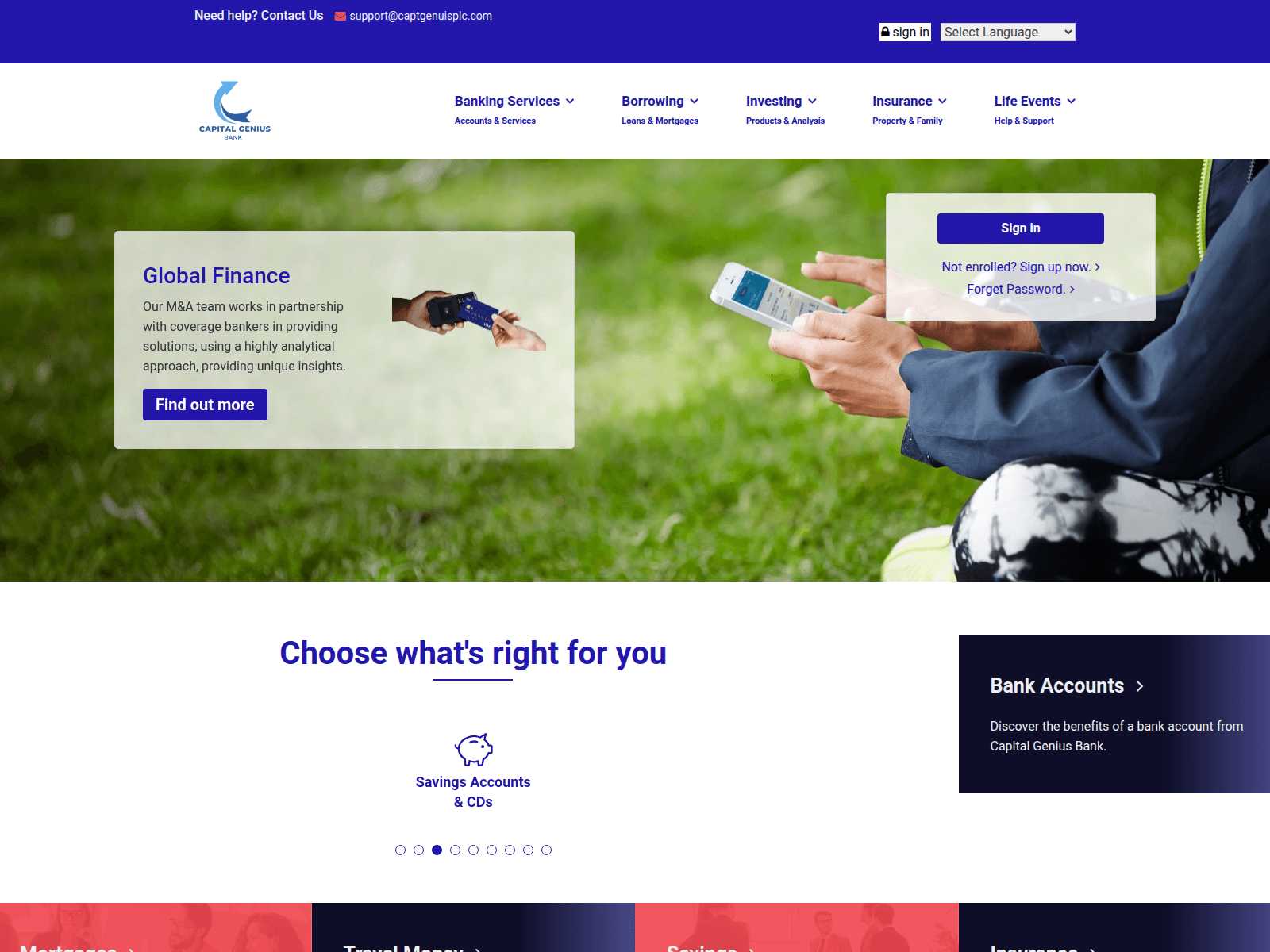Screenshot of captgenuisplc.com