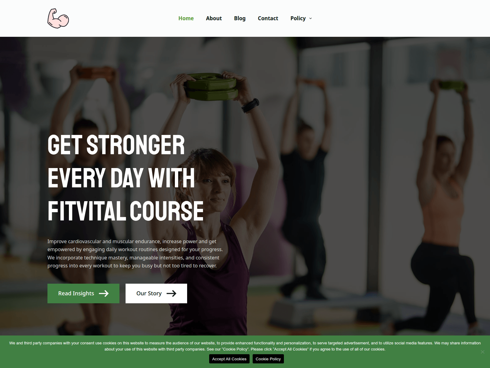 Screenshot of fitvitalcourse.com